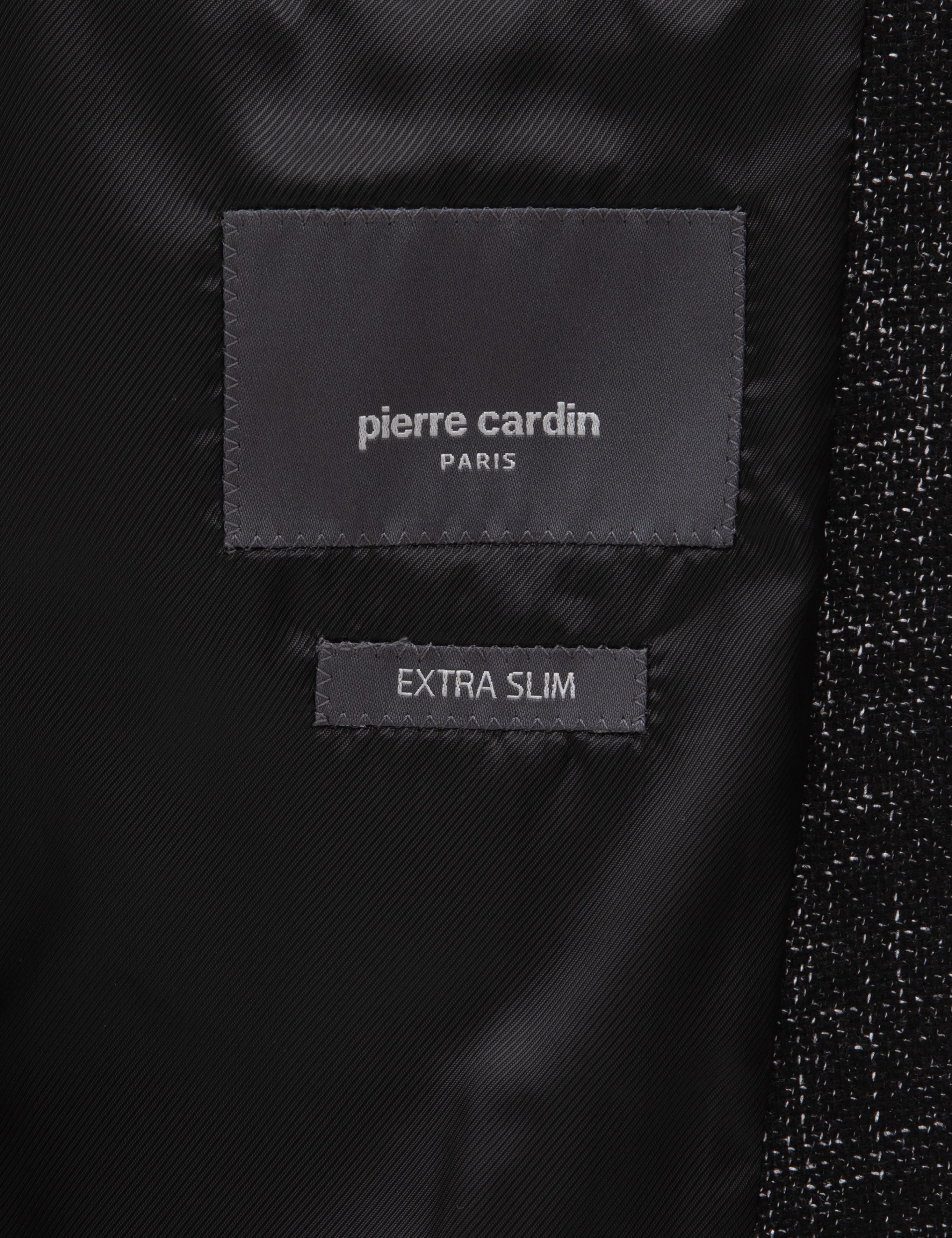 Siyah Ex. Slim Fit Yün Karışımlı Ceket