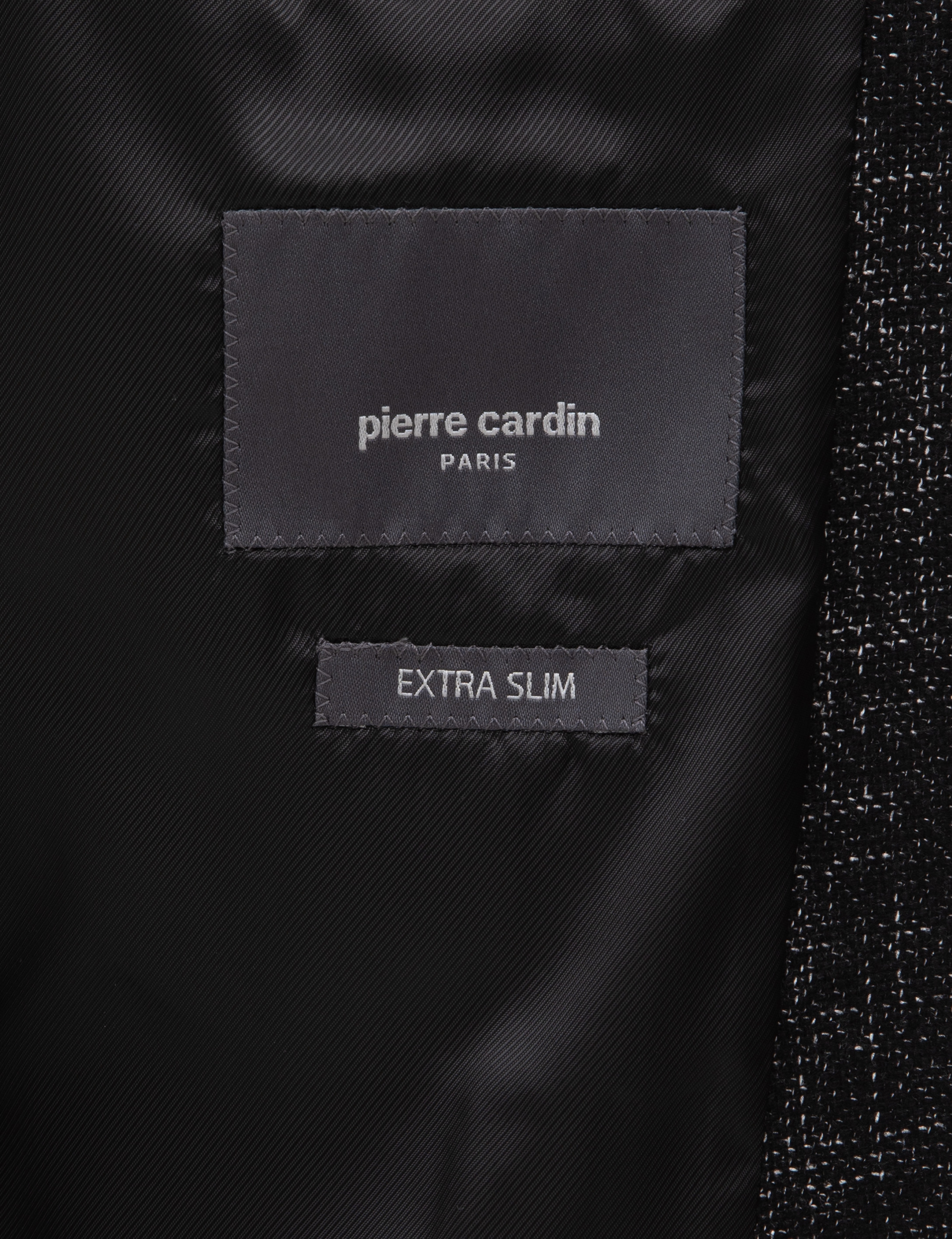 Siyah Ex. Slim Fit Yün Karışımlı Ceket