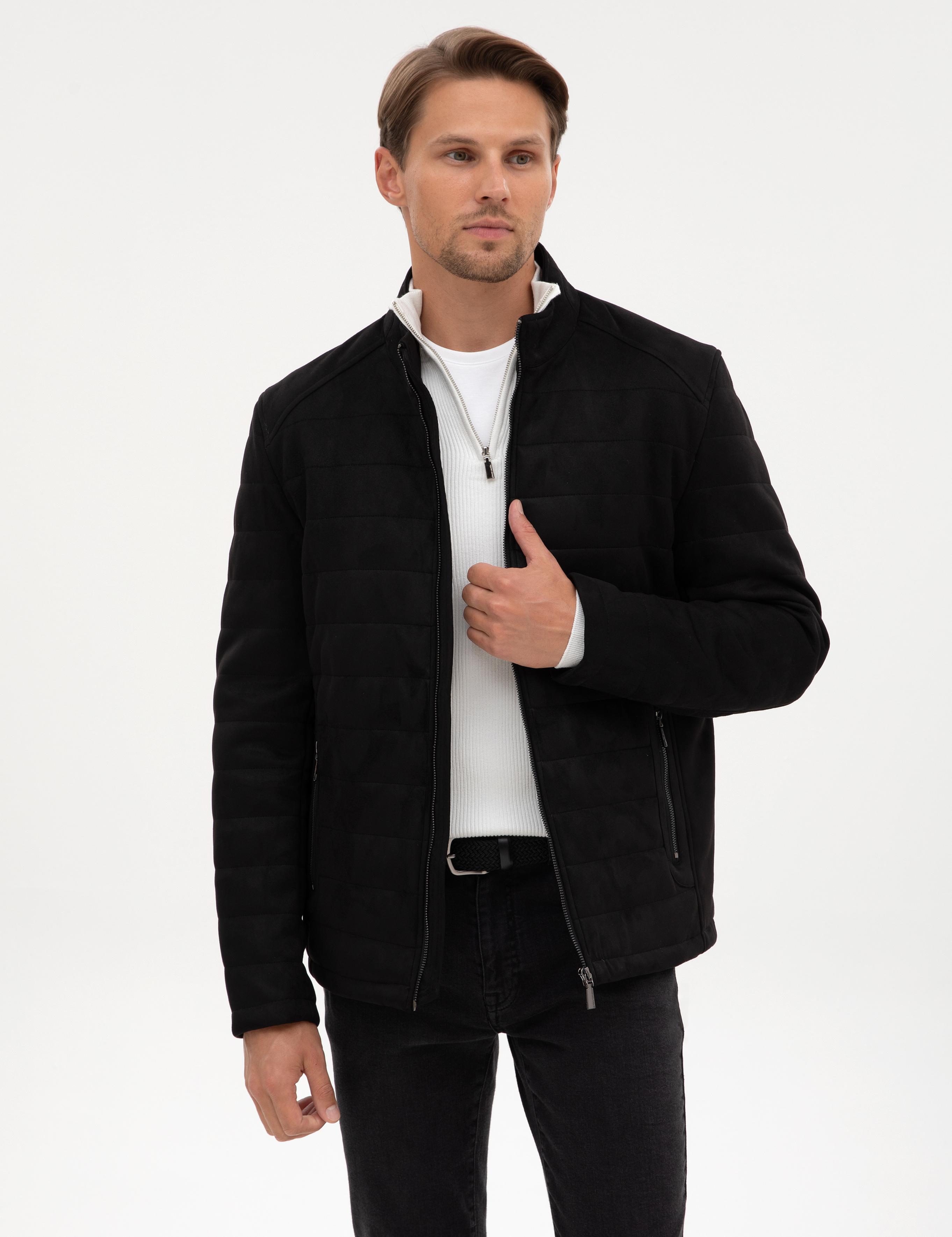 Siyah Suni Deri Ceket