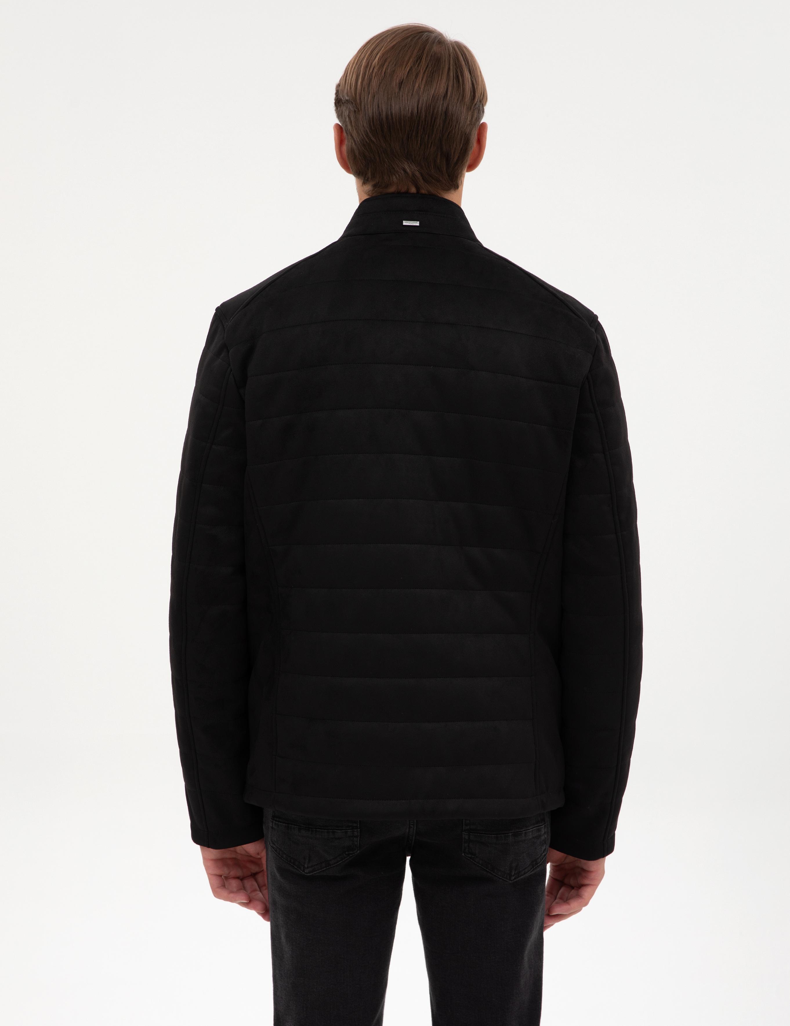 Siyah Suni Deri Ceket