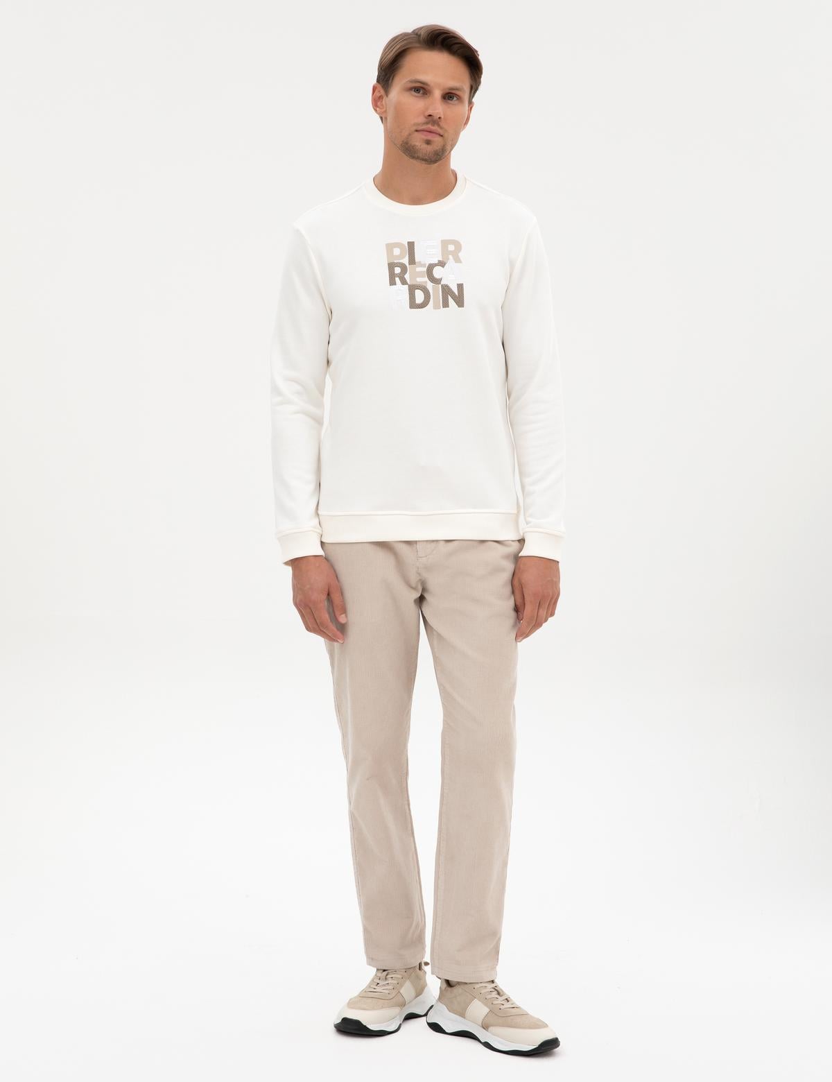 Bej Carrot Fit Beli Lastikli Kordonlu Kanvas Pantolon