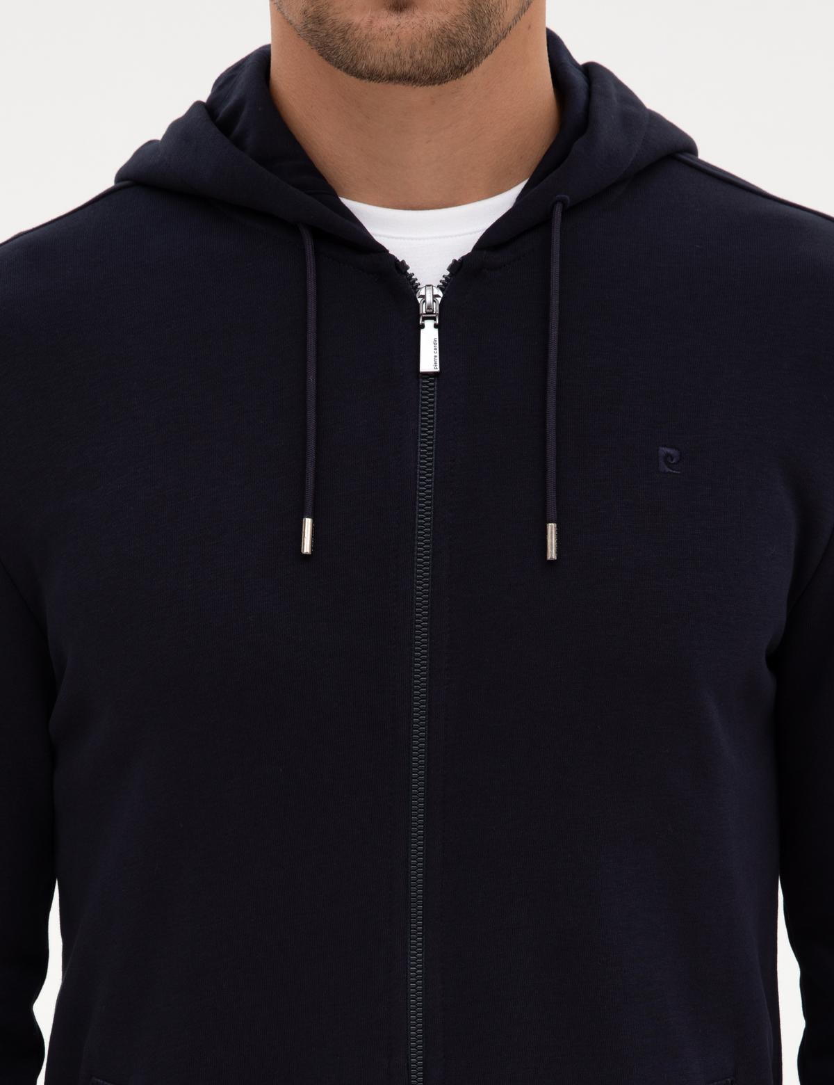 Lacivert Regular Fit Örme Hırka - 50317656001