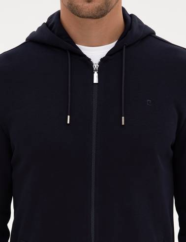Lacivert Regular Fit Örme Hırka