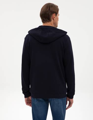 Lacivert Regular Fit Örme Hırka