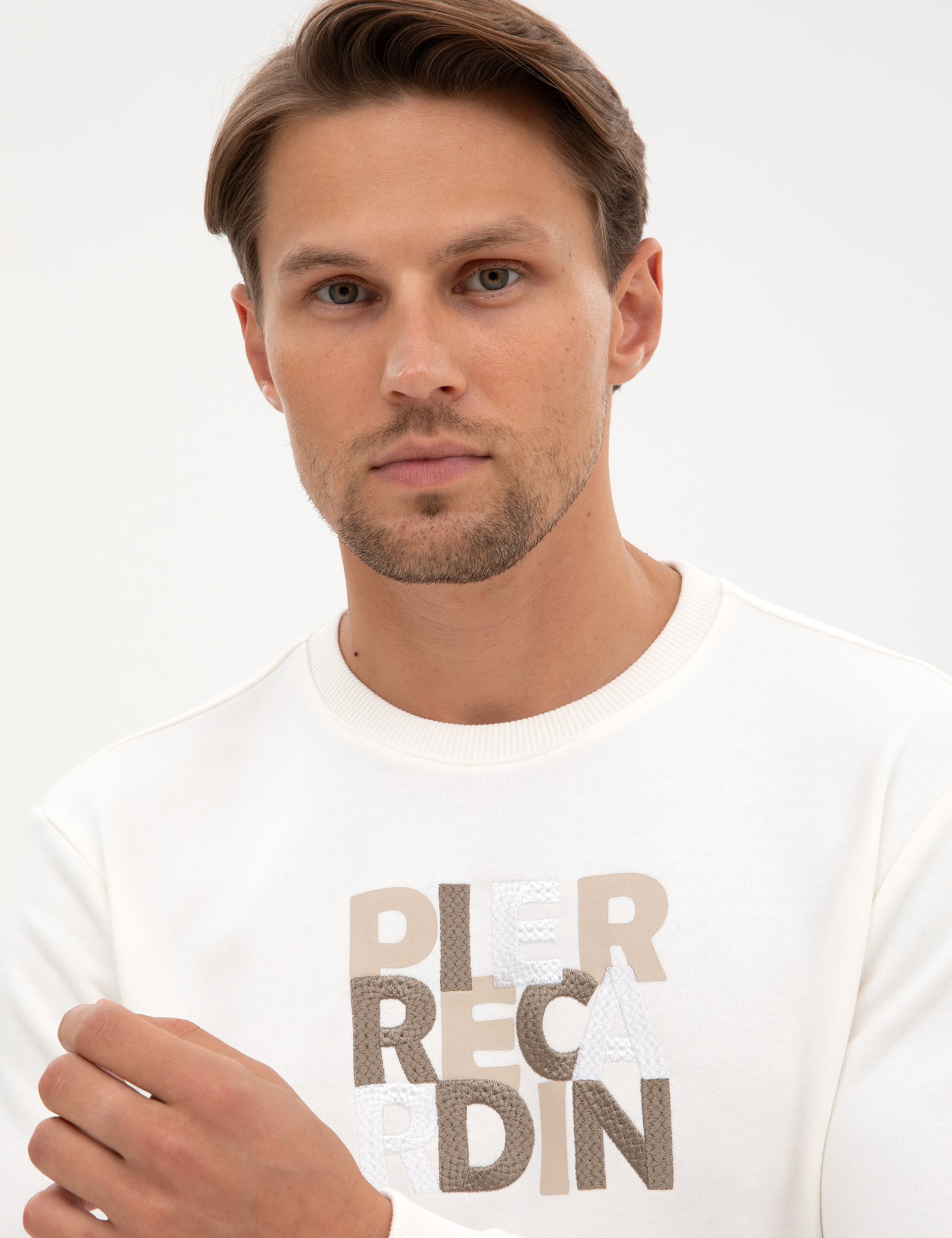 Ekru Regular Fit Sweatshirt