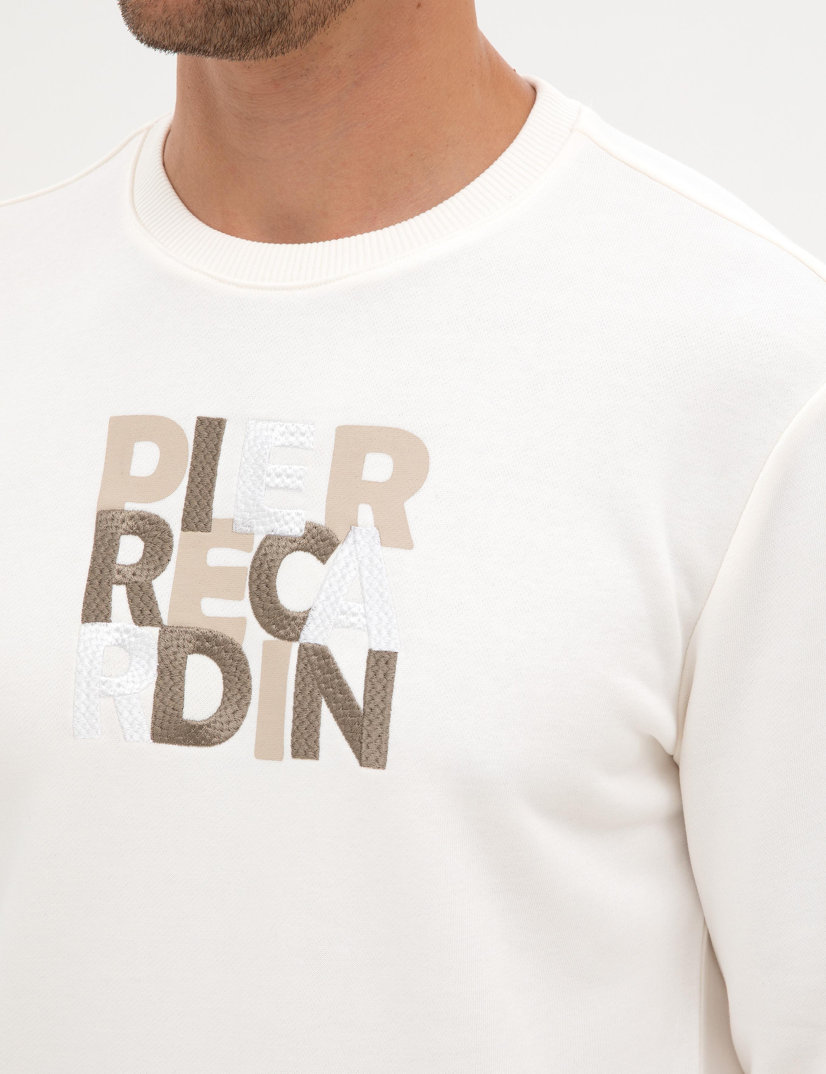 Ekru Regular Fit Sweatshirt