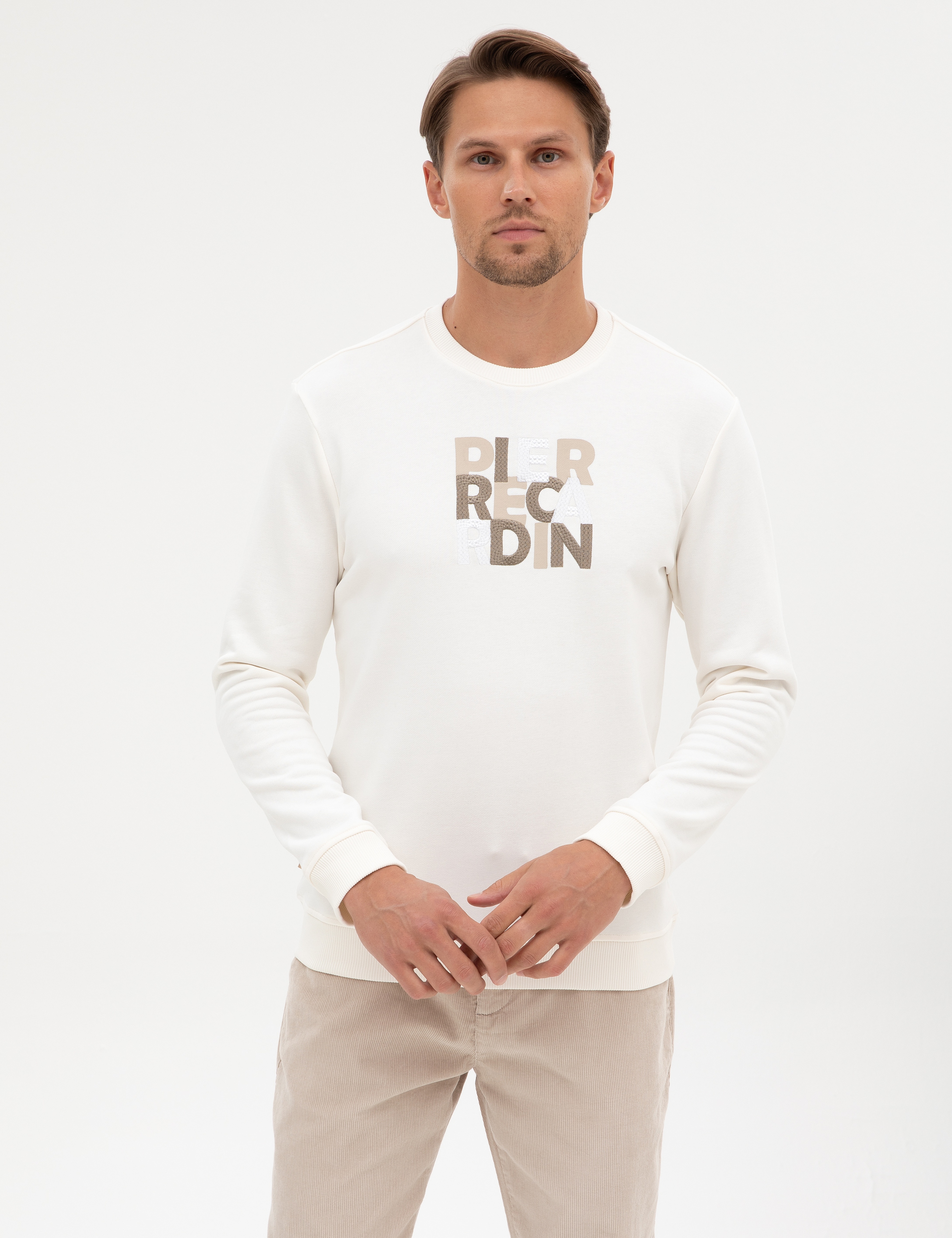 Ekru Regular Fit Sweatshirt - Image 1