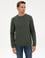 Koyu Haki Regular Fit Sweatshirt