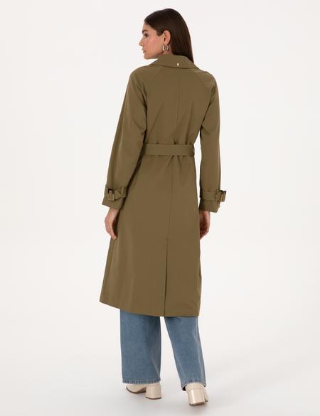 Haki Kemerli Trençkot - 50314043030