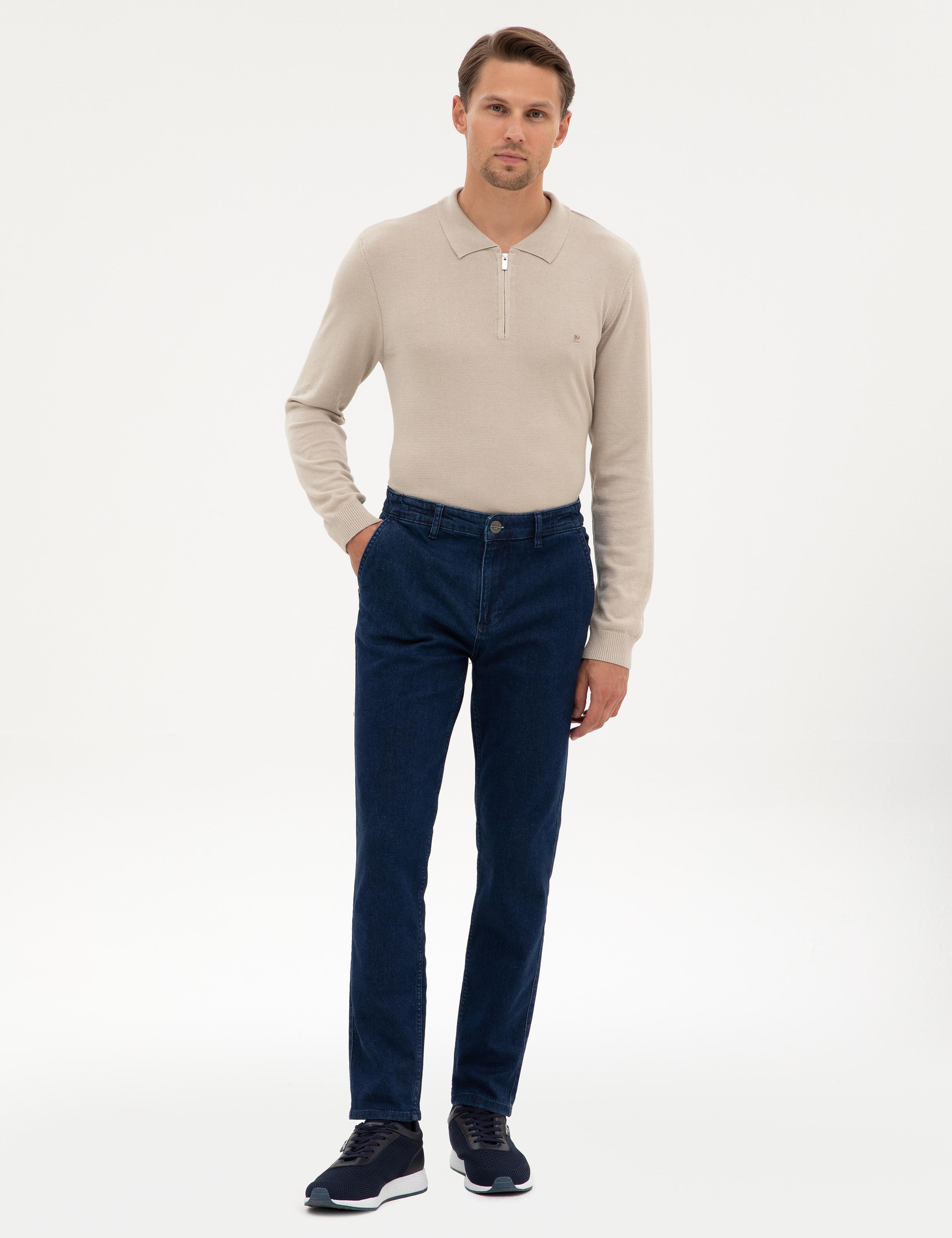 Mavi Carrot Fit Beli Lastikli Jean Pantolon