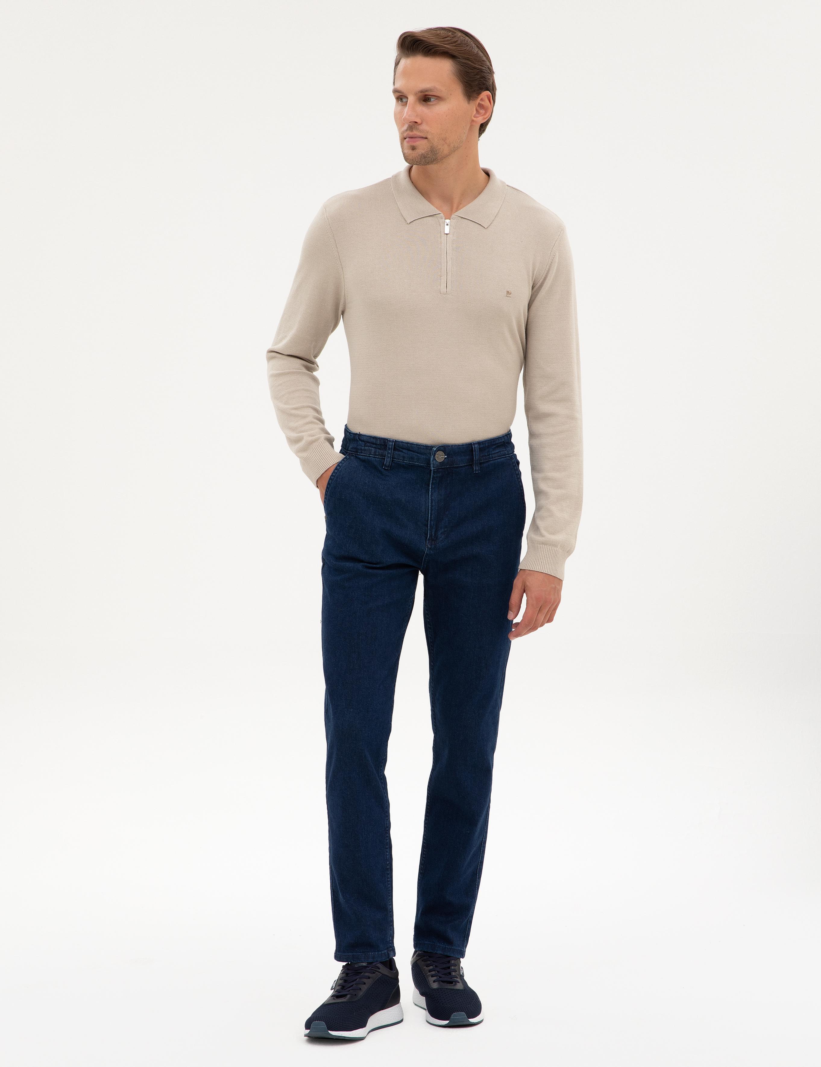 Mavi Carrot Fit Beli Lastikli Jean Pantolon