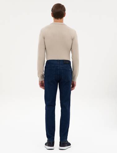Mavi Carrot Fit Beli Lastikli Jean Pantolon