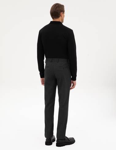 Antrasit Slim Fit Kumaş Pantolon