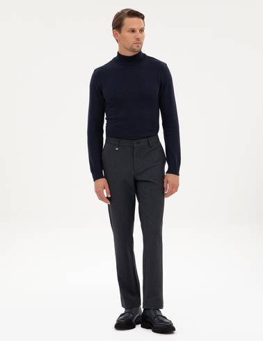 Lacivert Slim Fit Kumaş Pantolon