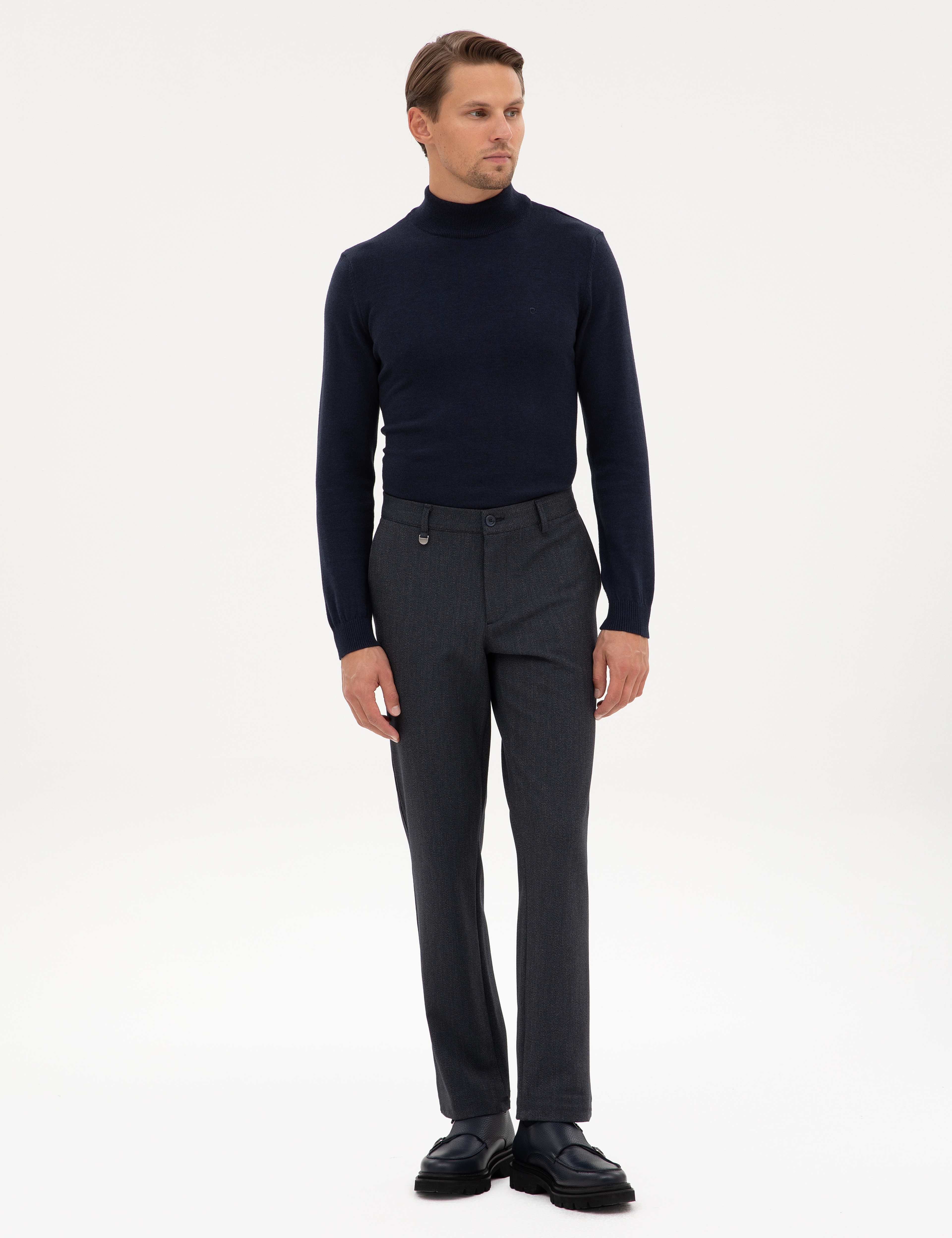 Lacivert Slim Fit Kumaş Pantolon