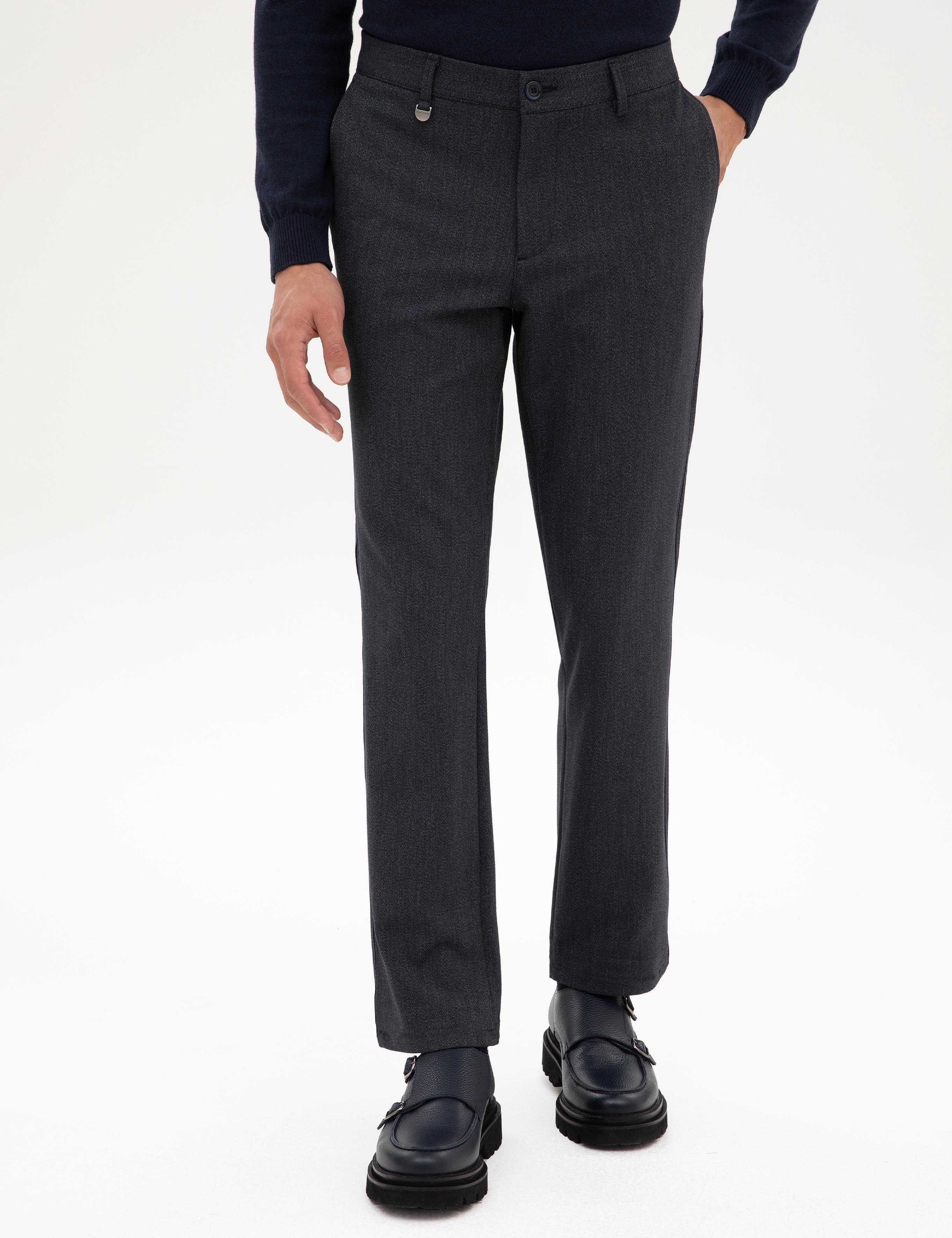 Lacivert Slim Fit Kumaş Pantolon