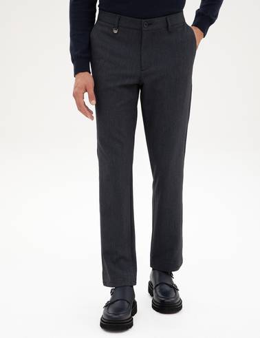 Lacivert Slim Fit Kumaş Pantolon