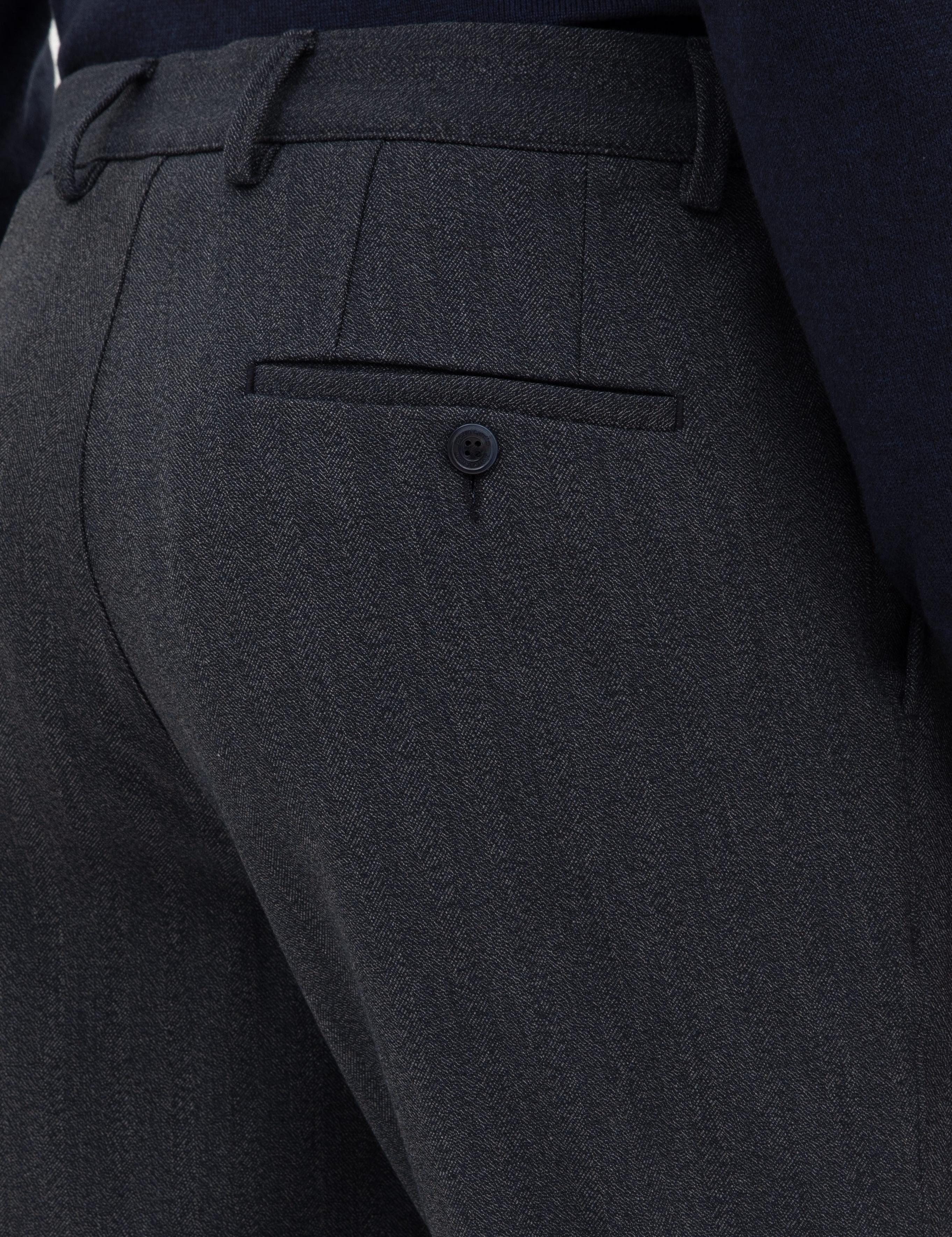 Lacivert Slim Fit Kumaş Pantolon