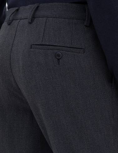 Lacivert Slim Fit Kumaş Pantolon