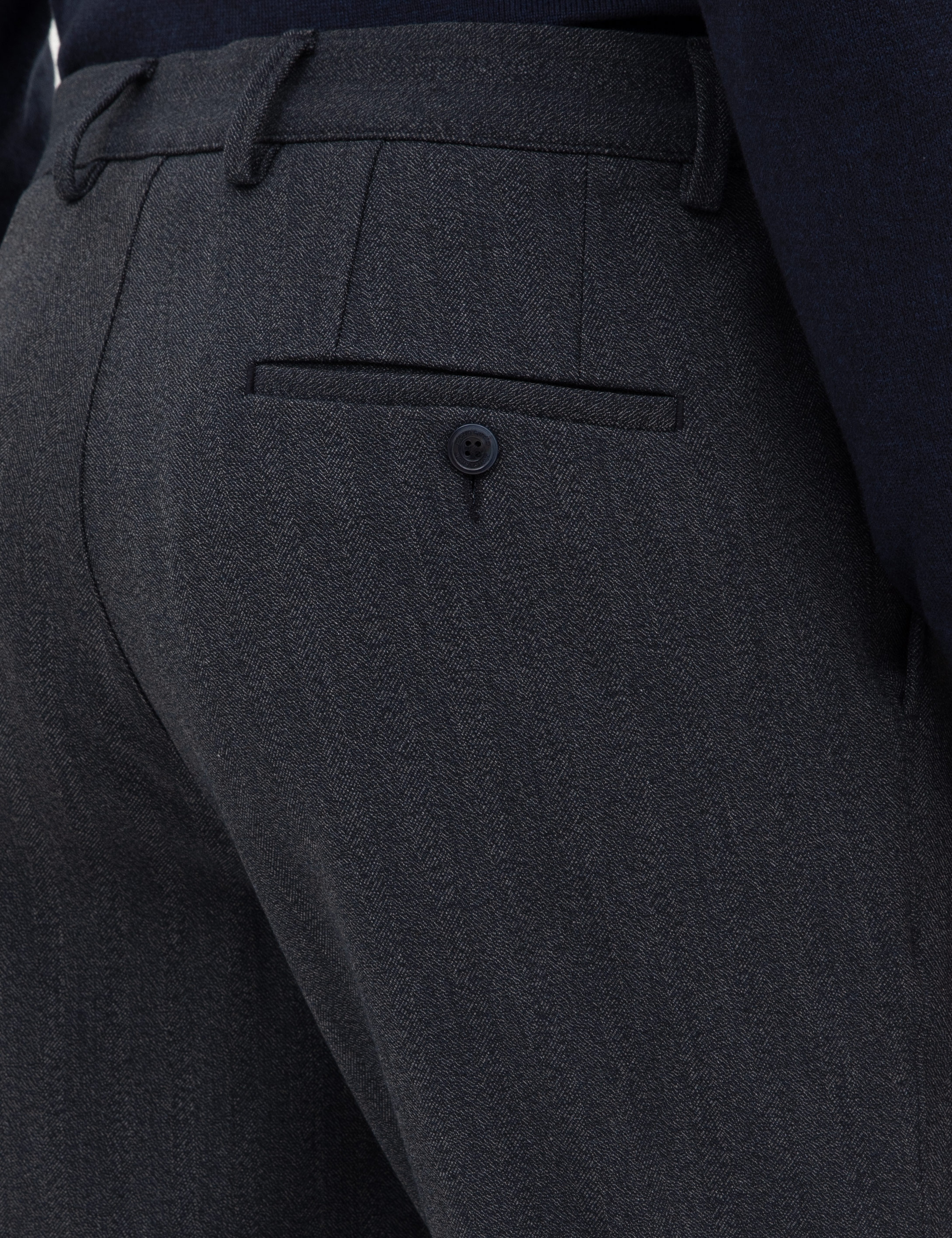 Lacivert Slim Fit Kumaş Pantolon