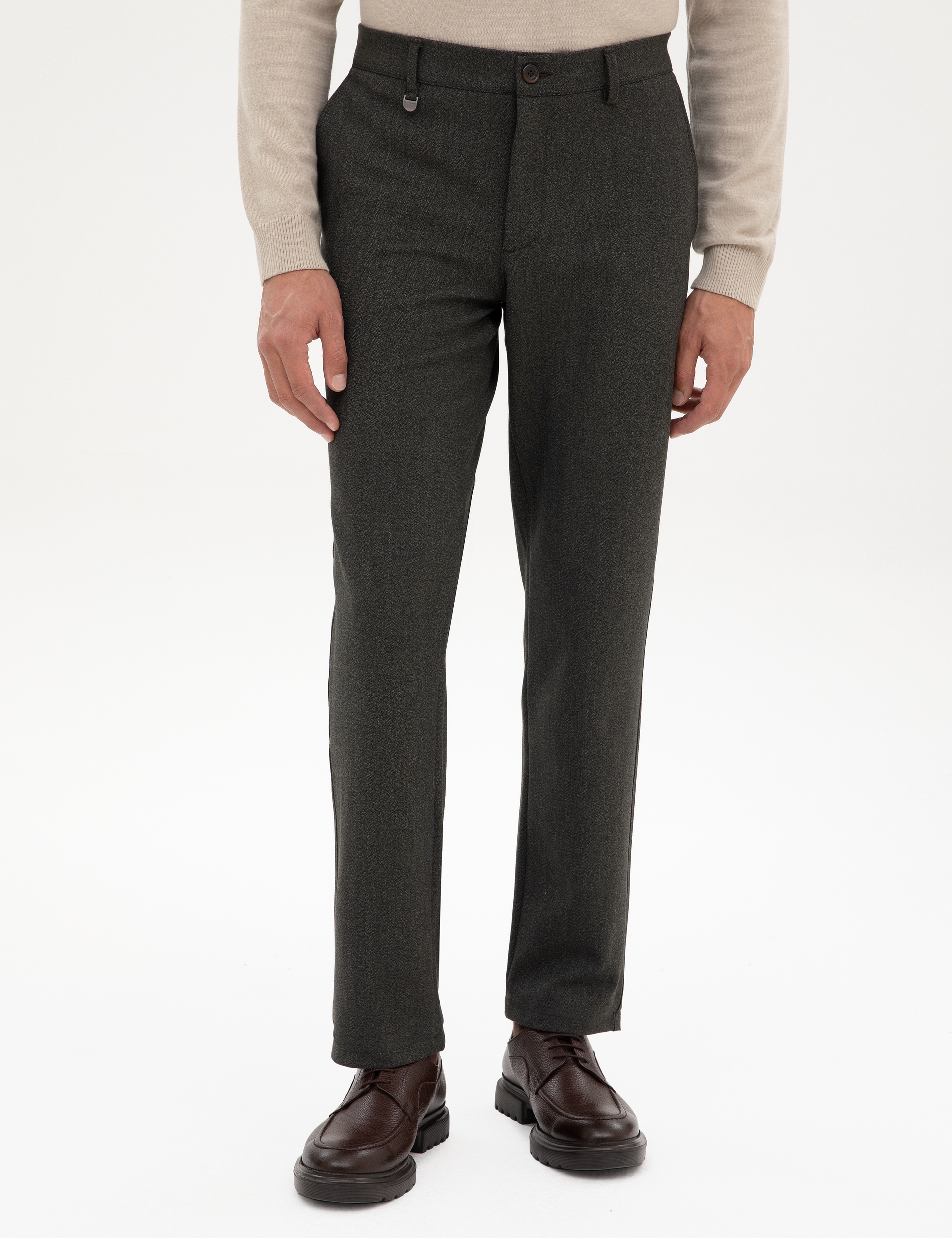 Haki Slim Fit Kumaş Pantolon