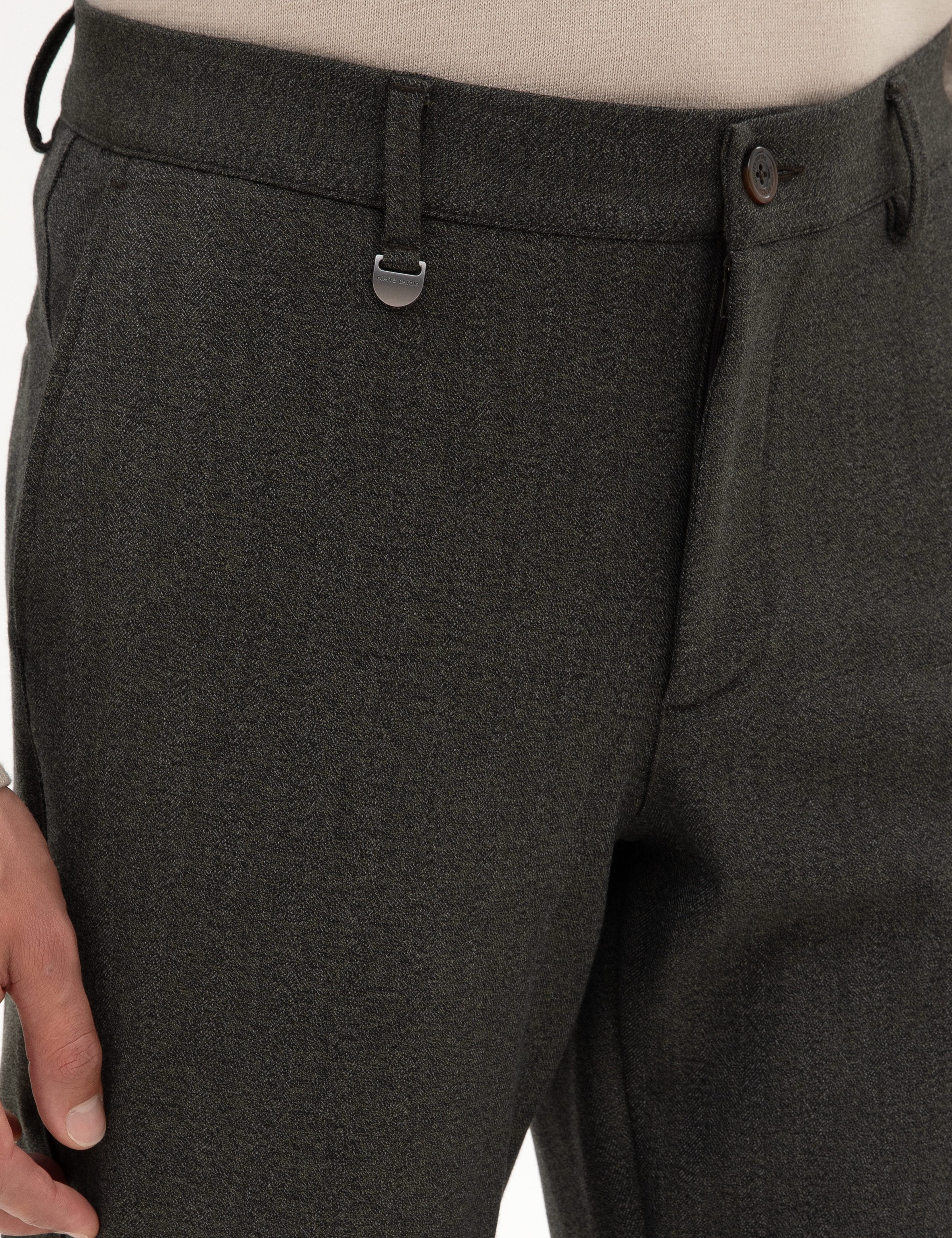 Haki Slim Fit Kumaş Pantolon