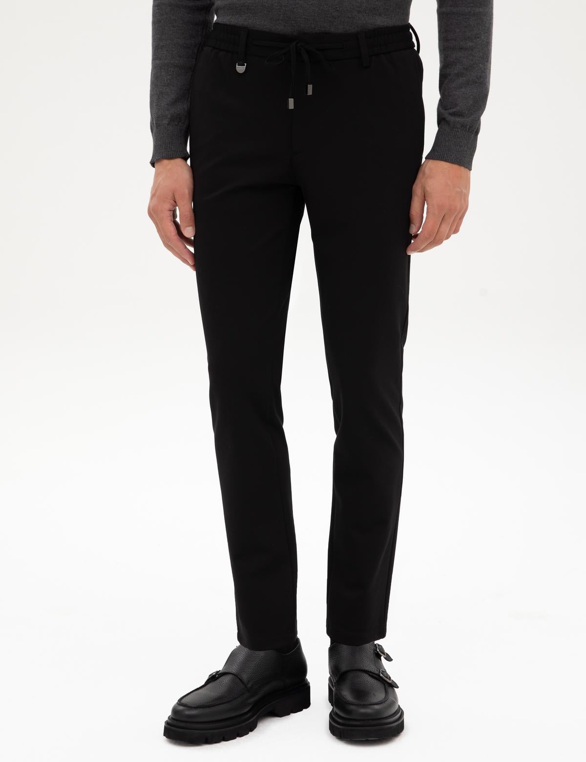 Siyah Kumaş Pantolon - 50314229015