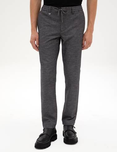 Lacivert Ex. Slim Fit Kumaş Pantolon