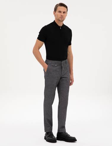 Lacivert Ex. Slim Fit Kumaş Pantolon