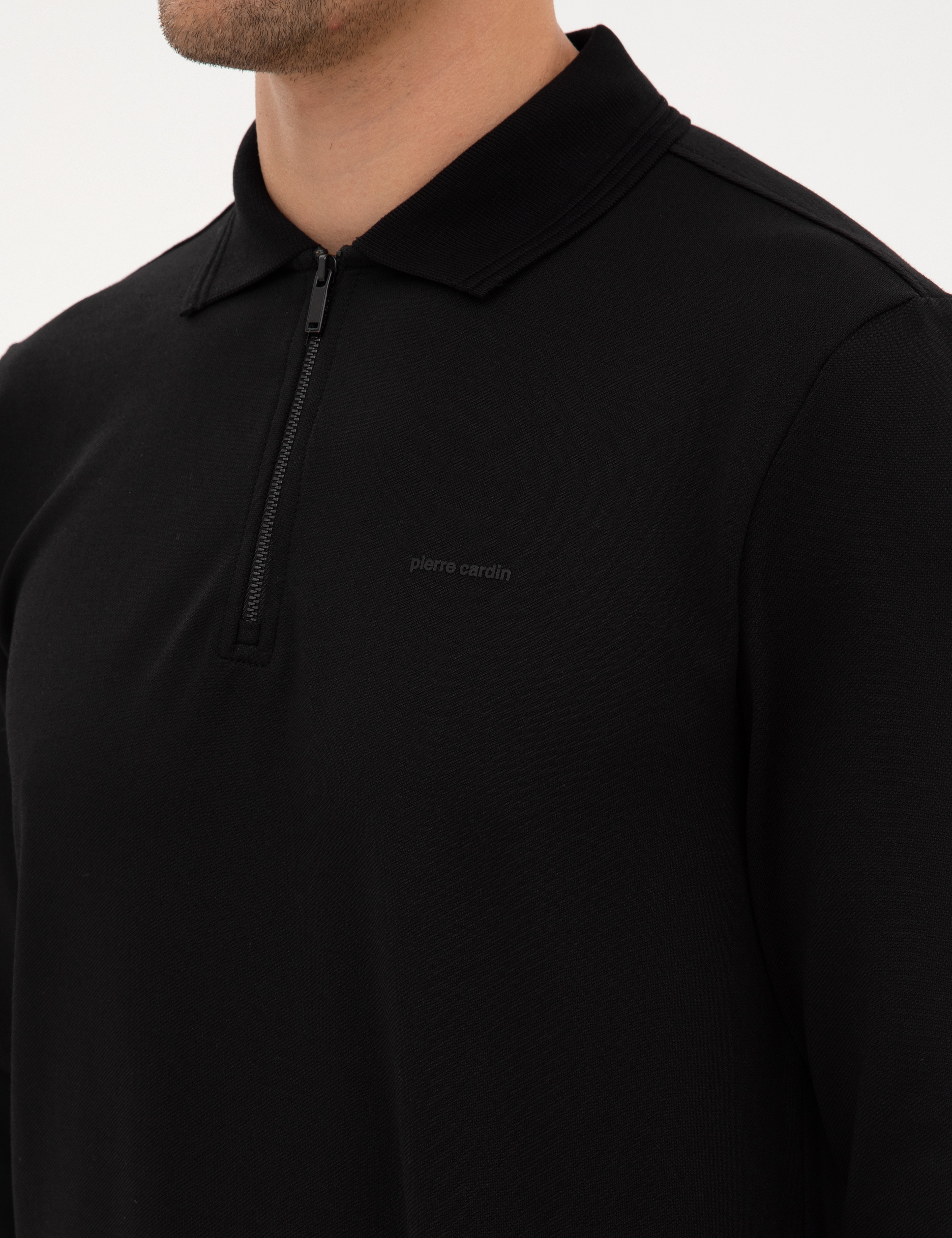 Siyah Regular Fit Sweatshirt - Image 7