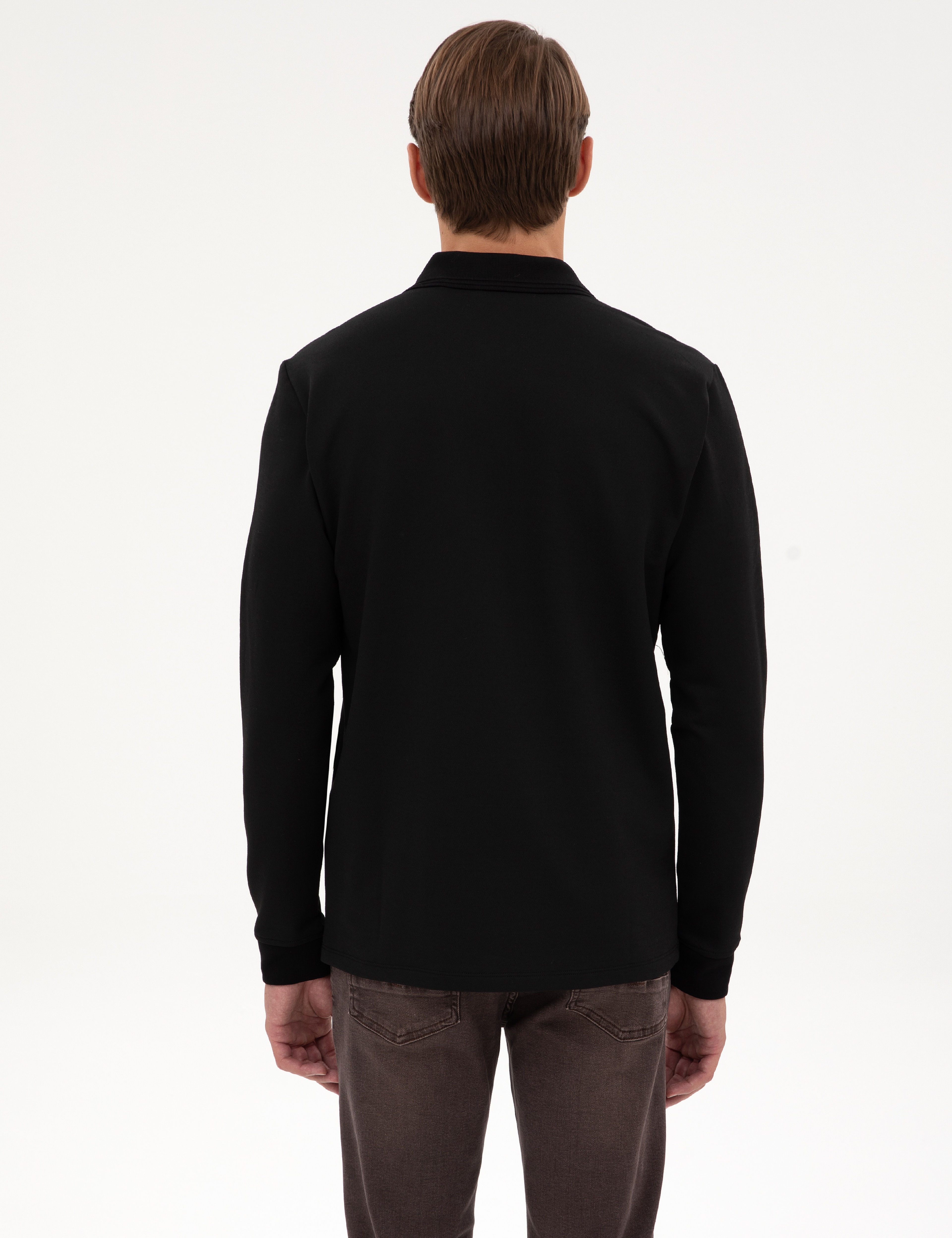 Siyah Regular Fit Sweatshirt