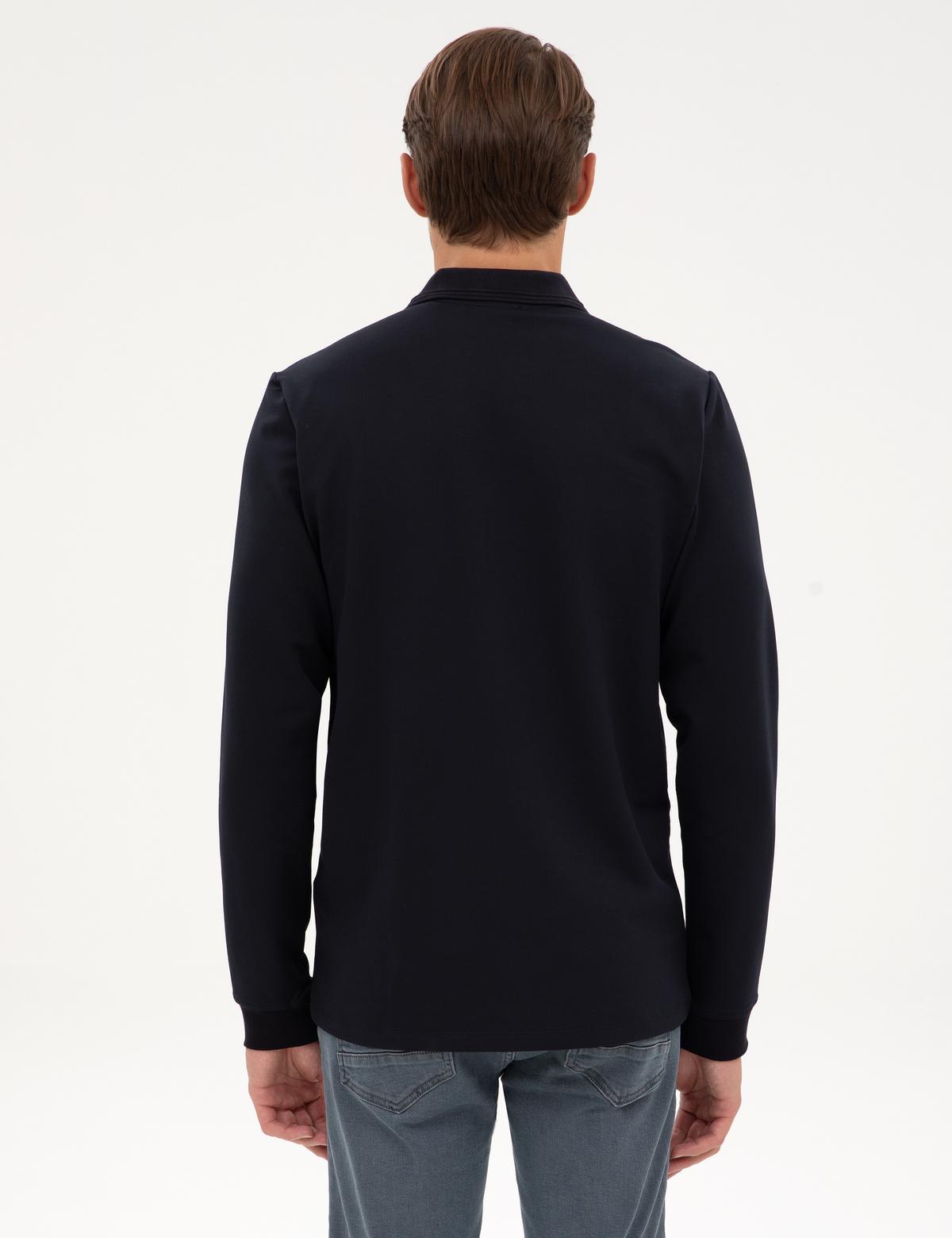 Lacivert Regular Fit Sweatshirt - 50307988021