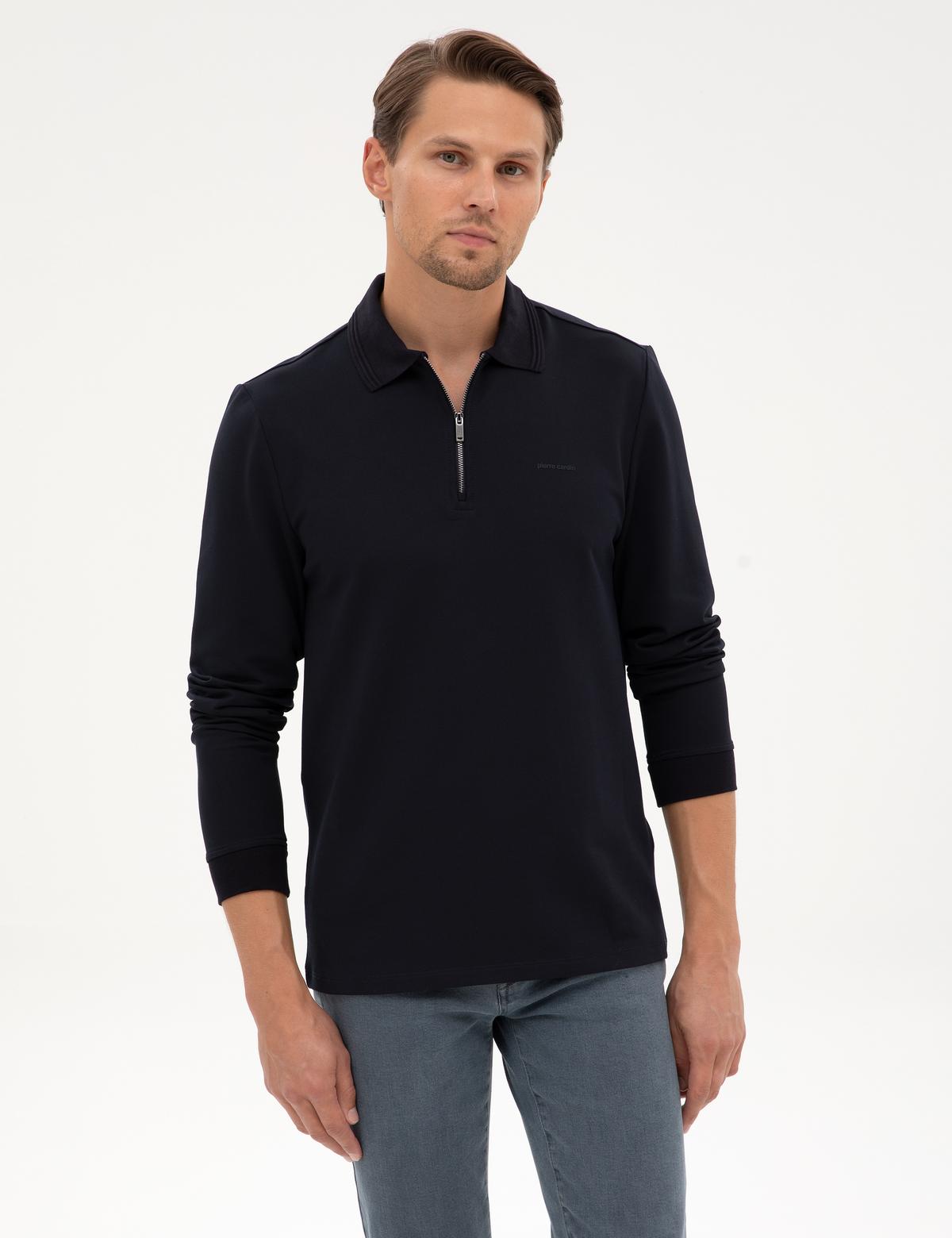 Lacivert Regular Fit Sweatshirt