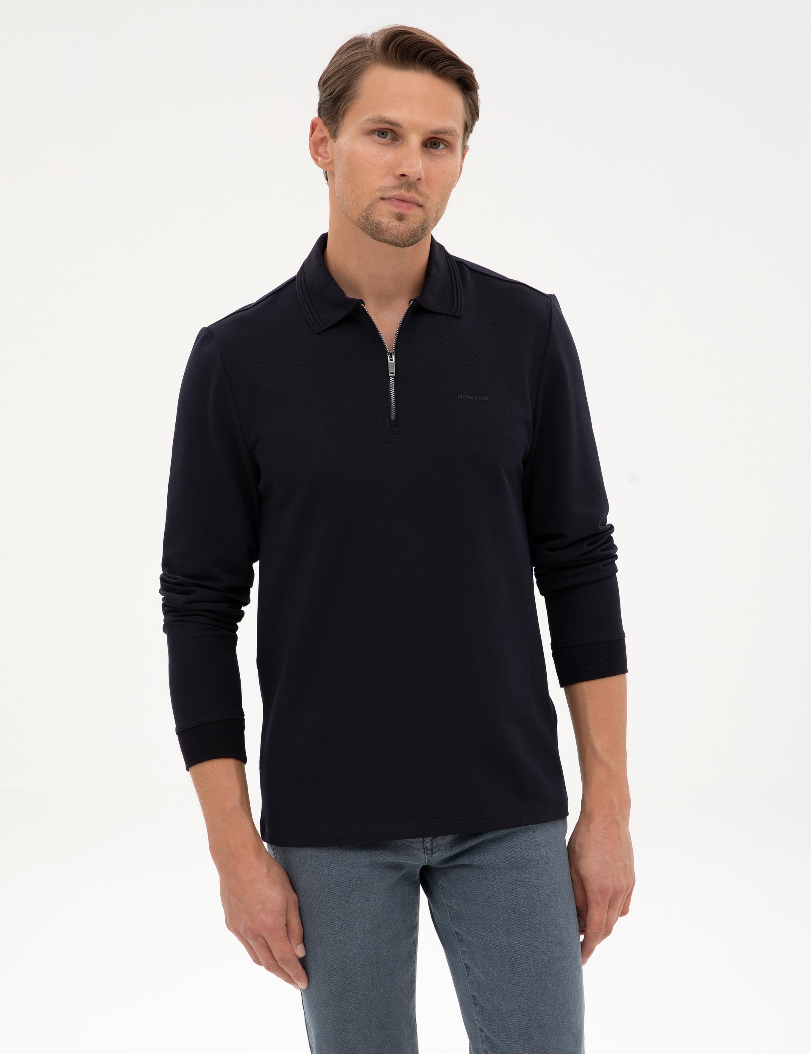 Lacivert Regular Fit Sweatshirt