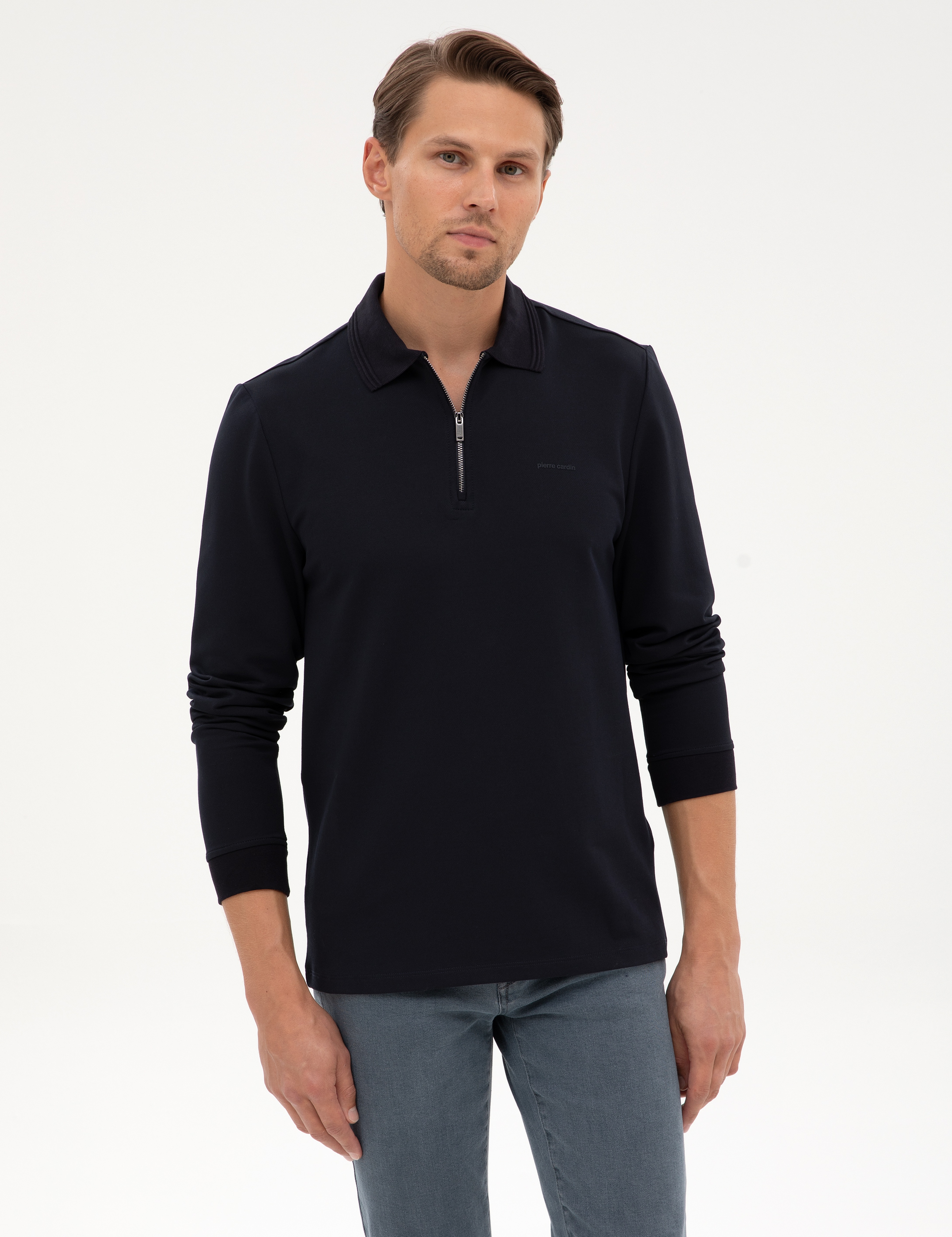 Lacivert Regular Fit Sweatshirt - Image 1