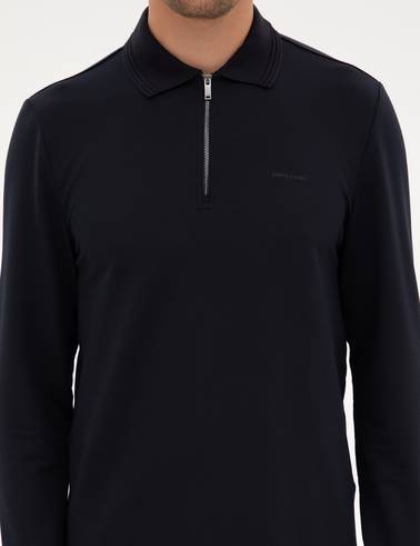 Lacivert Regular Fit Sweatshirt