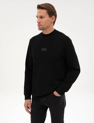 Siyah Regular Fit Sweatshirt