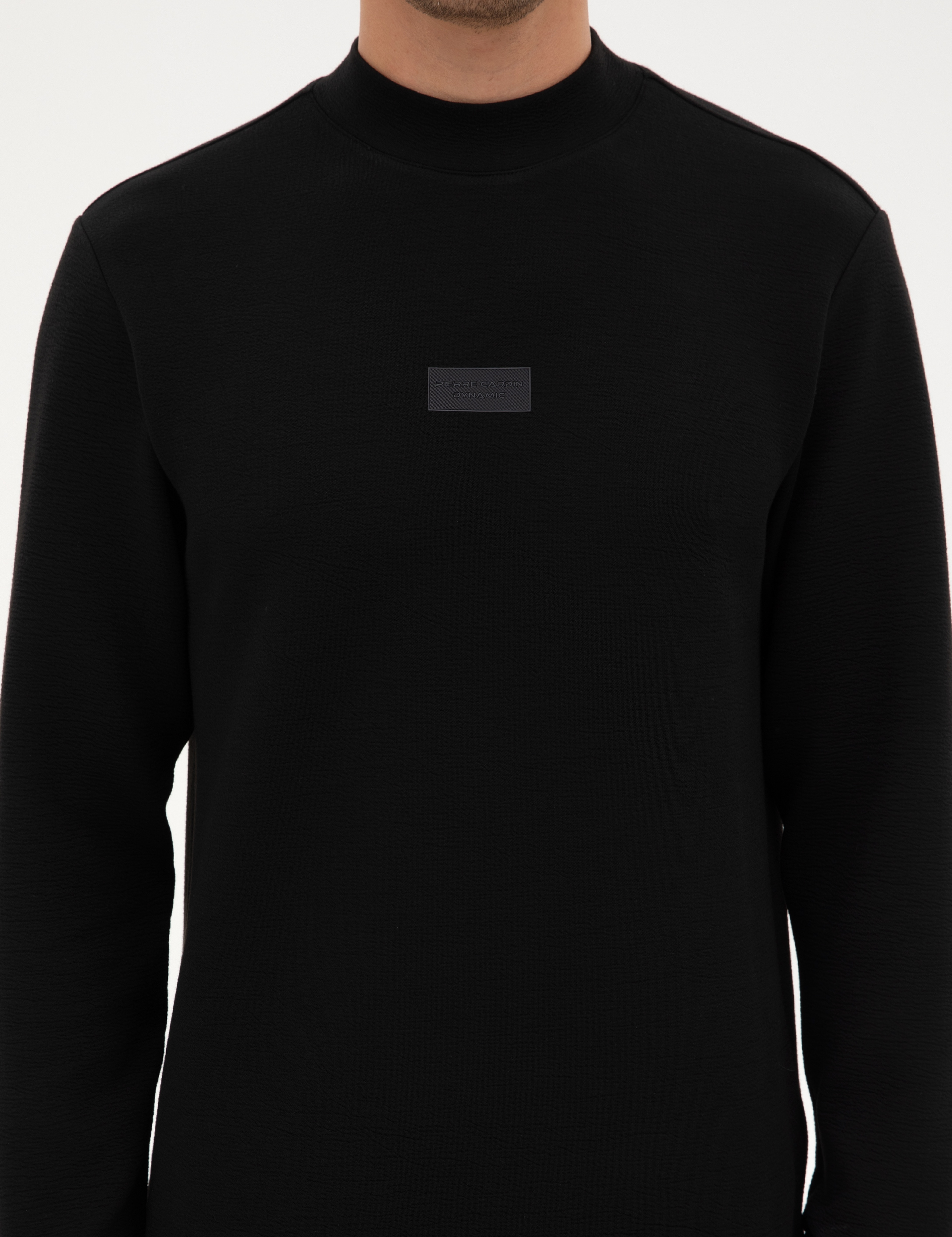 Siyah Regular Fit Sweatshirt - Image 6