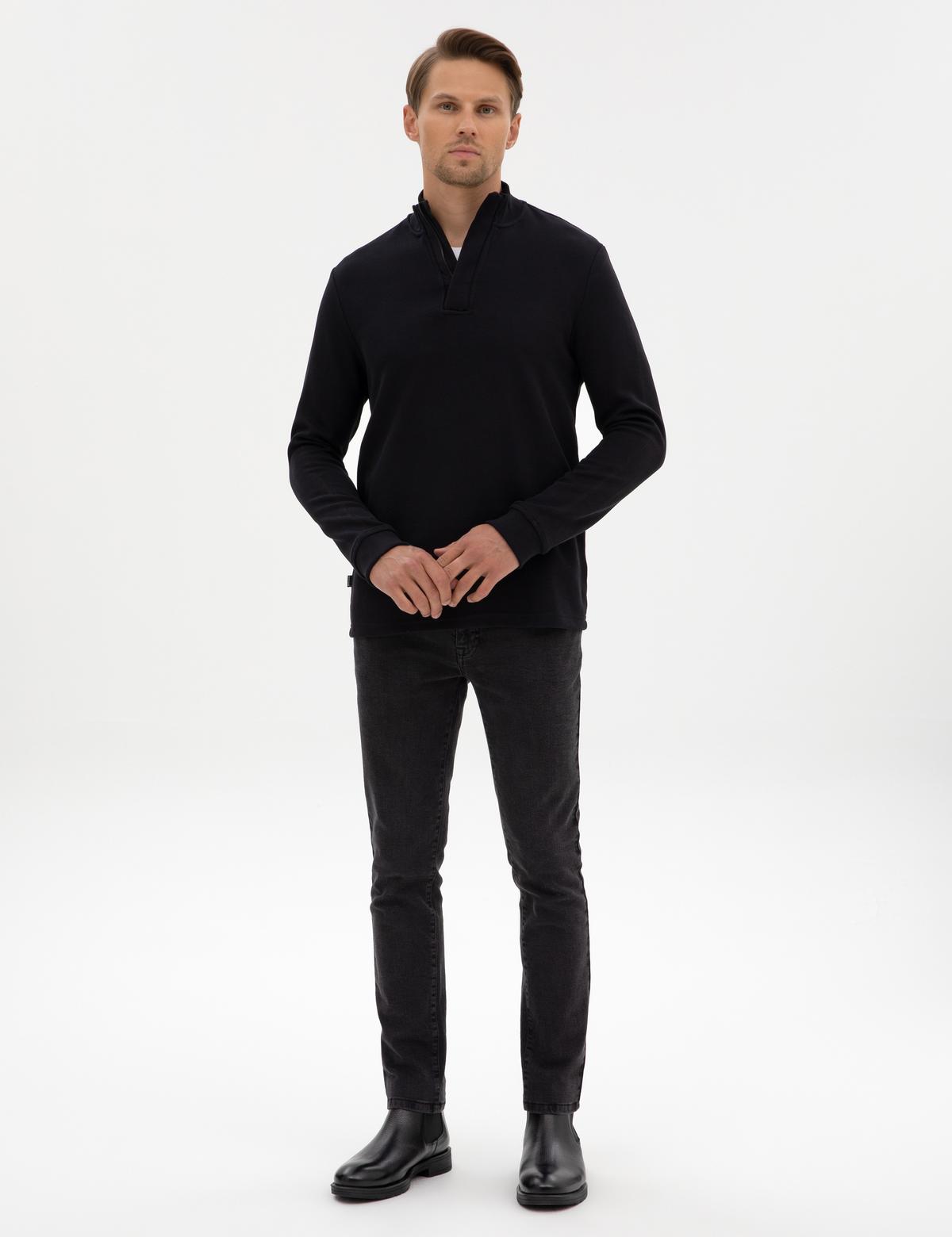 Gri Slim Fit Jean Pantolon