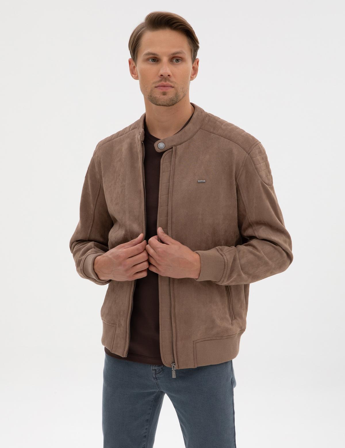 Vizon Suni Deri Ceket - 50318038013