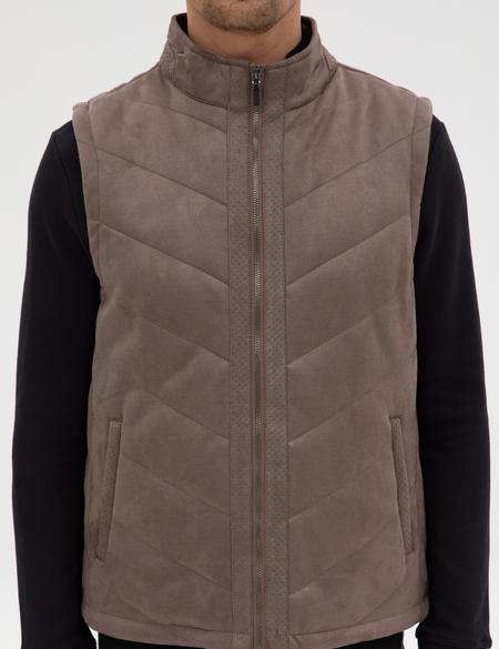 Taş Suni Deri Yelek - 50318040010