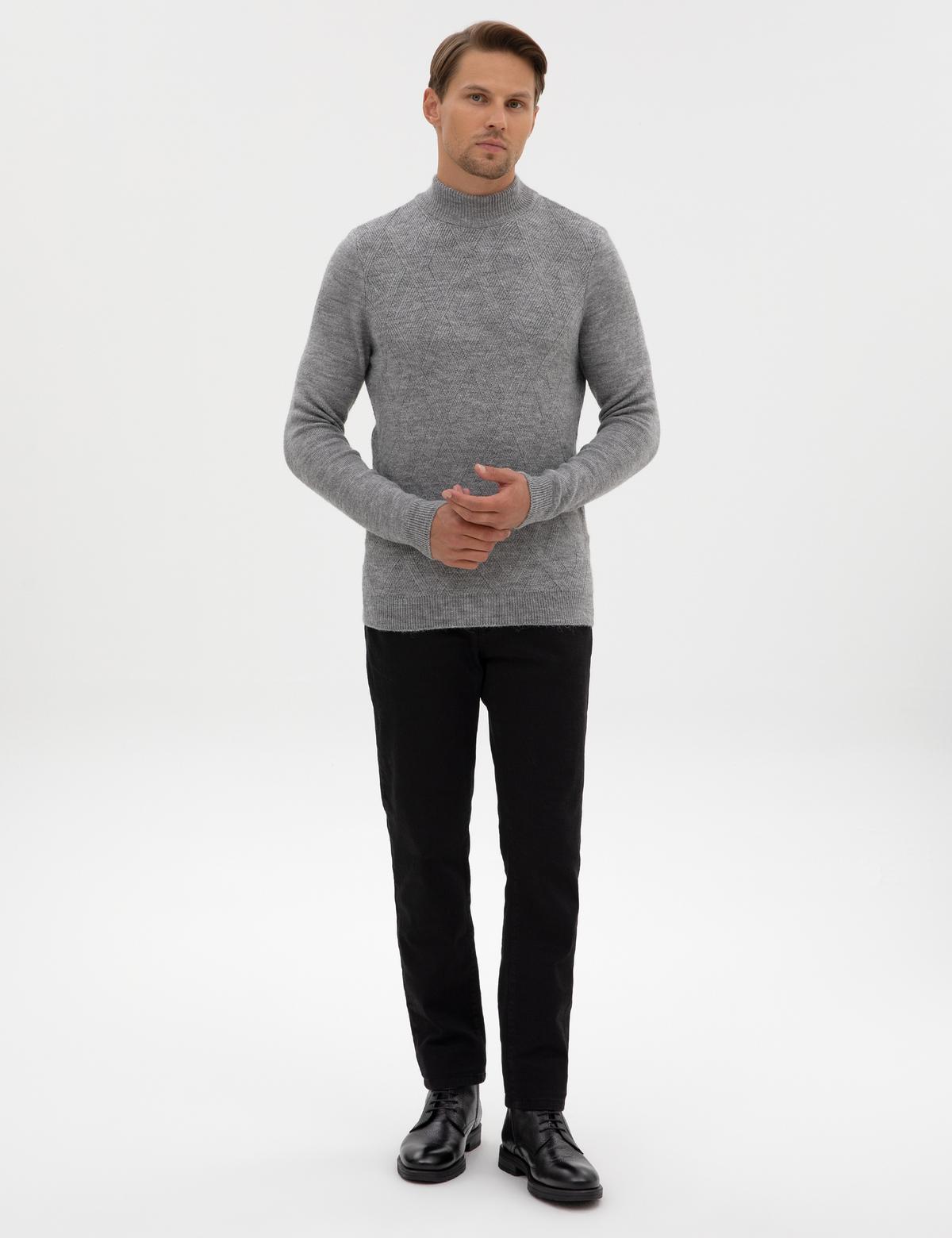 Siyah Straight Fit Jean Pantolon - 50317301018