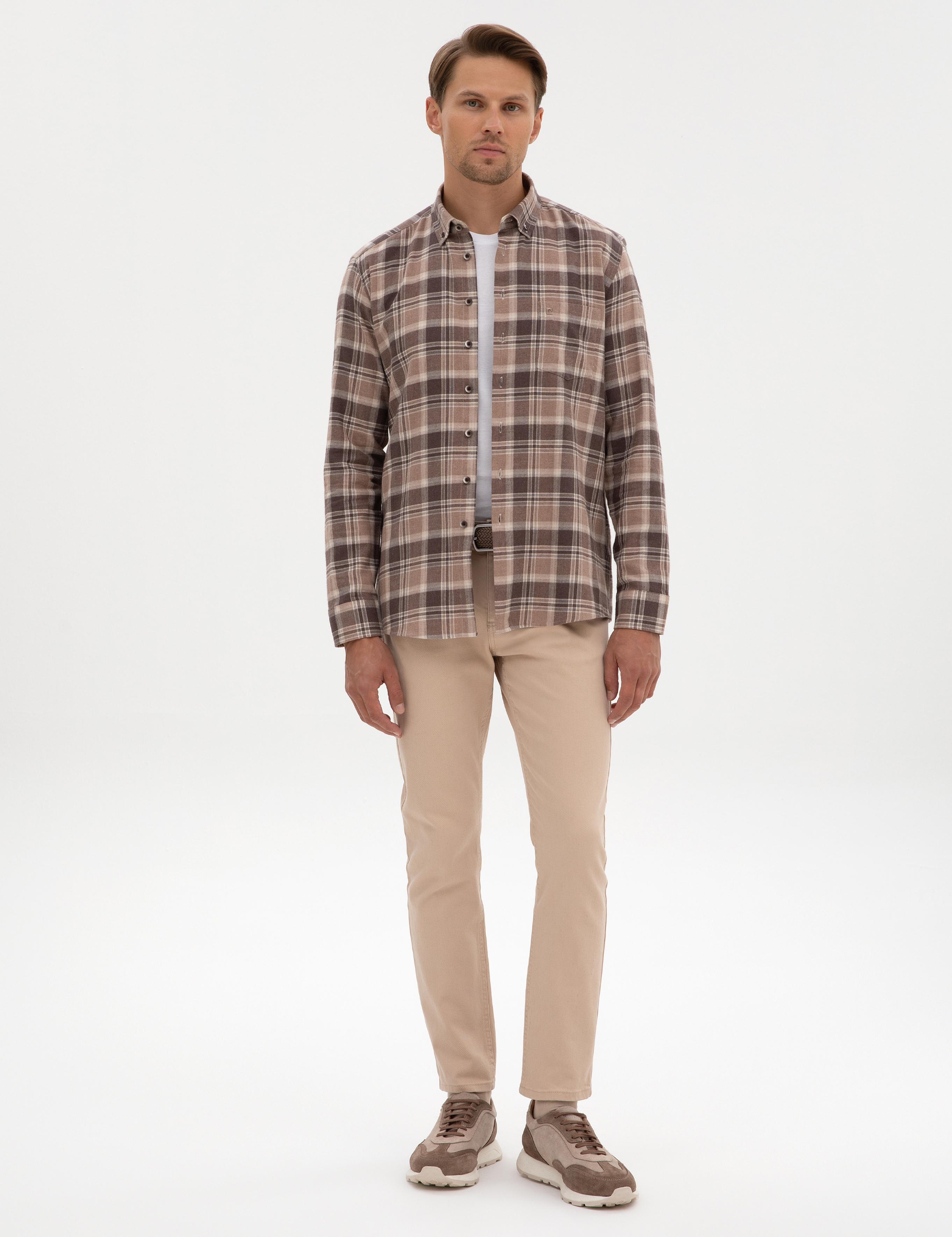 Vizon Oduncu Ekose Regular Fit Uzun Kollu Gömlek