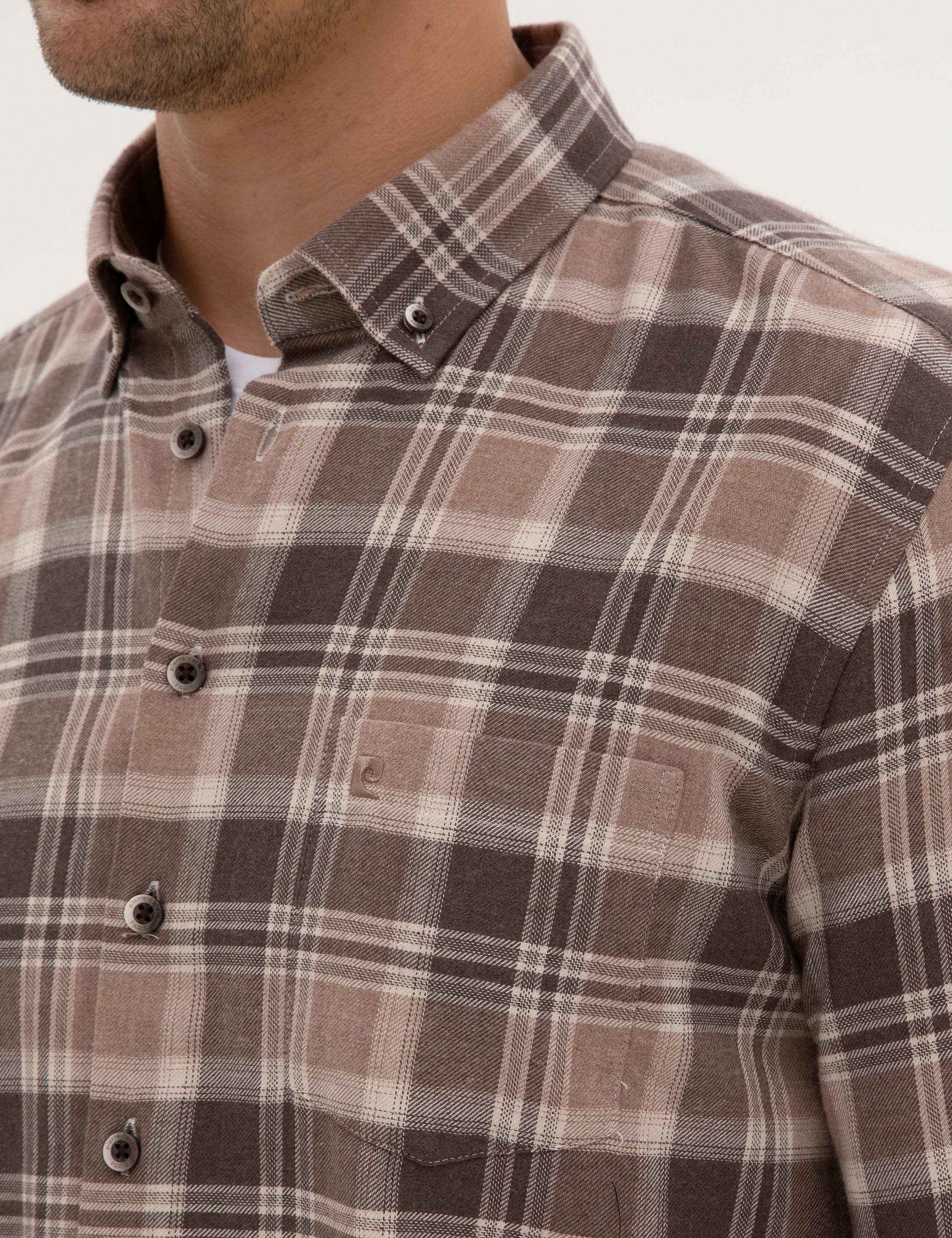 Vizon Oduncu Ekose Regular Fit Uzun Kollu Gömlek