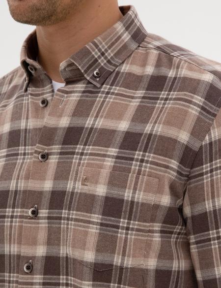 Vizon Oduncu Ekose Regular Fit Uzun Kollu Gömlek - 50312356010