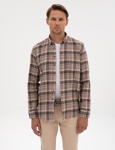 Vizon Oduncu Ekose Regular Fit Uzun Kollu Gömlek - 50312356010