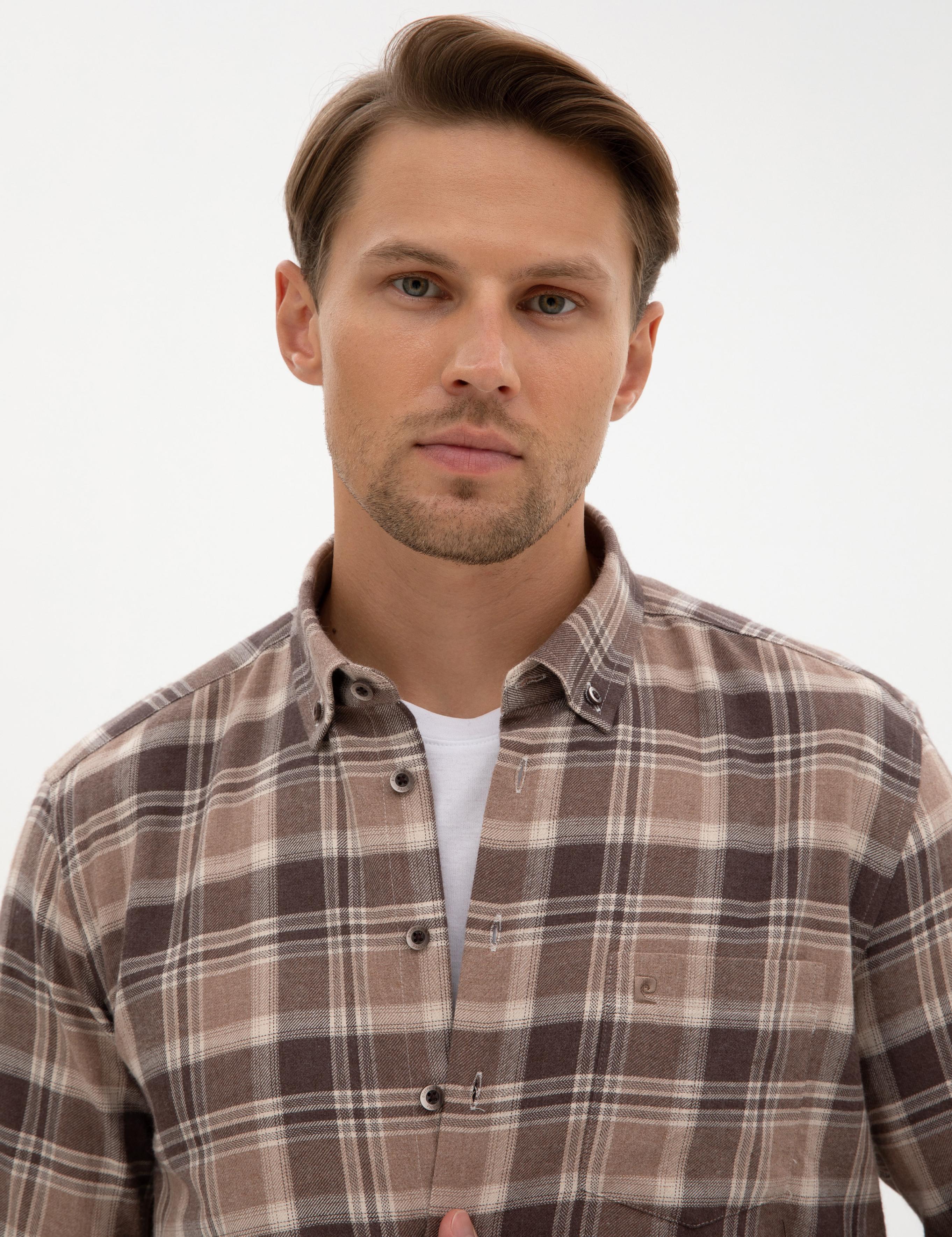 Vizon Oduncu Ekose Regular Fit Uzun Kollu Gömlek