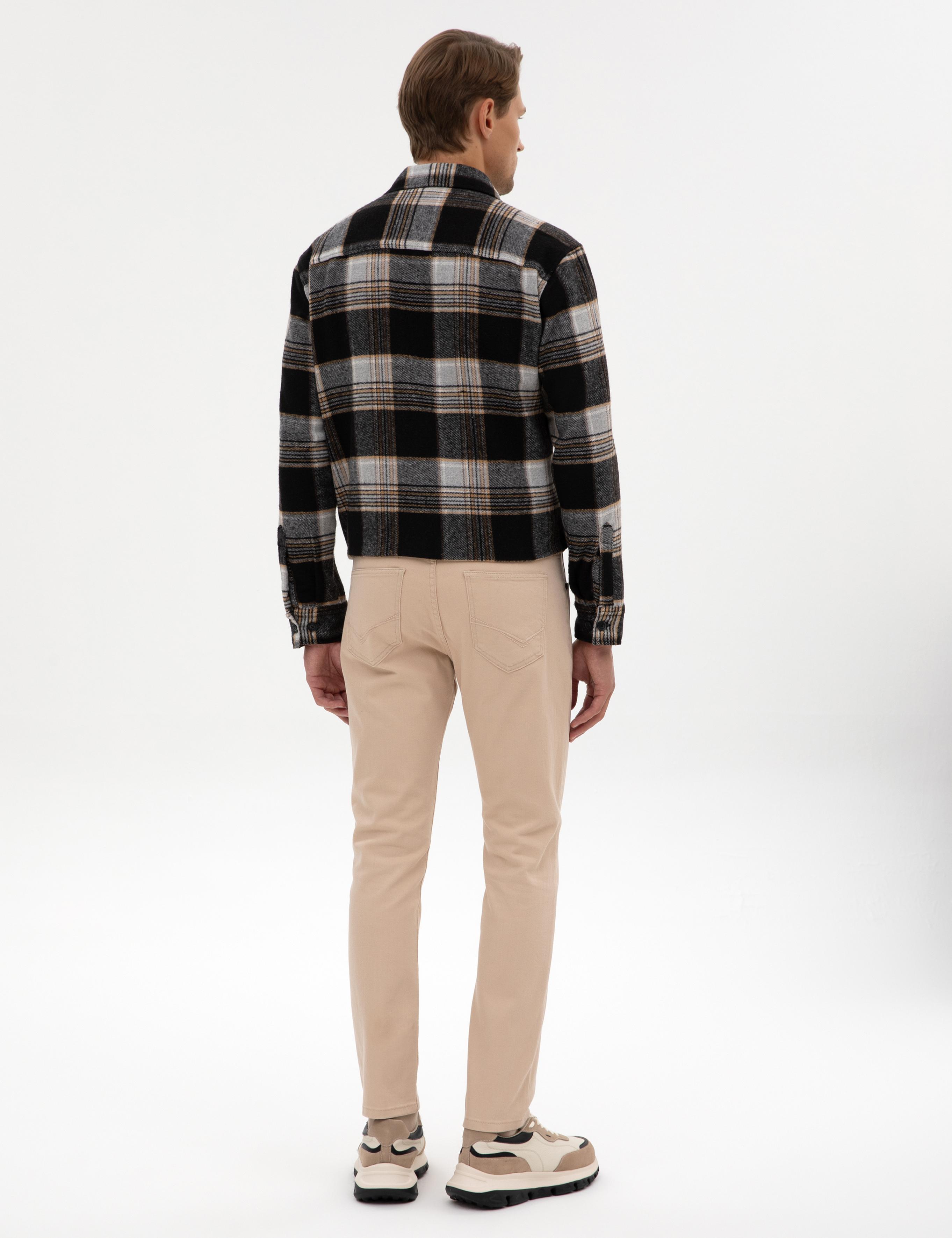 Bej Slim Fit Jean Pantolon