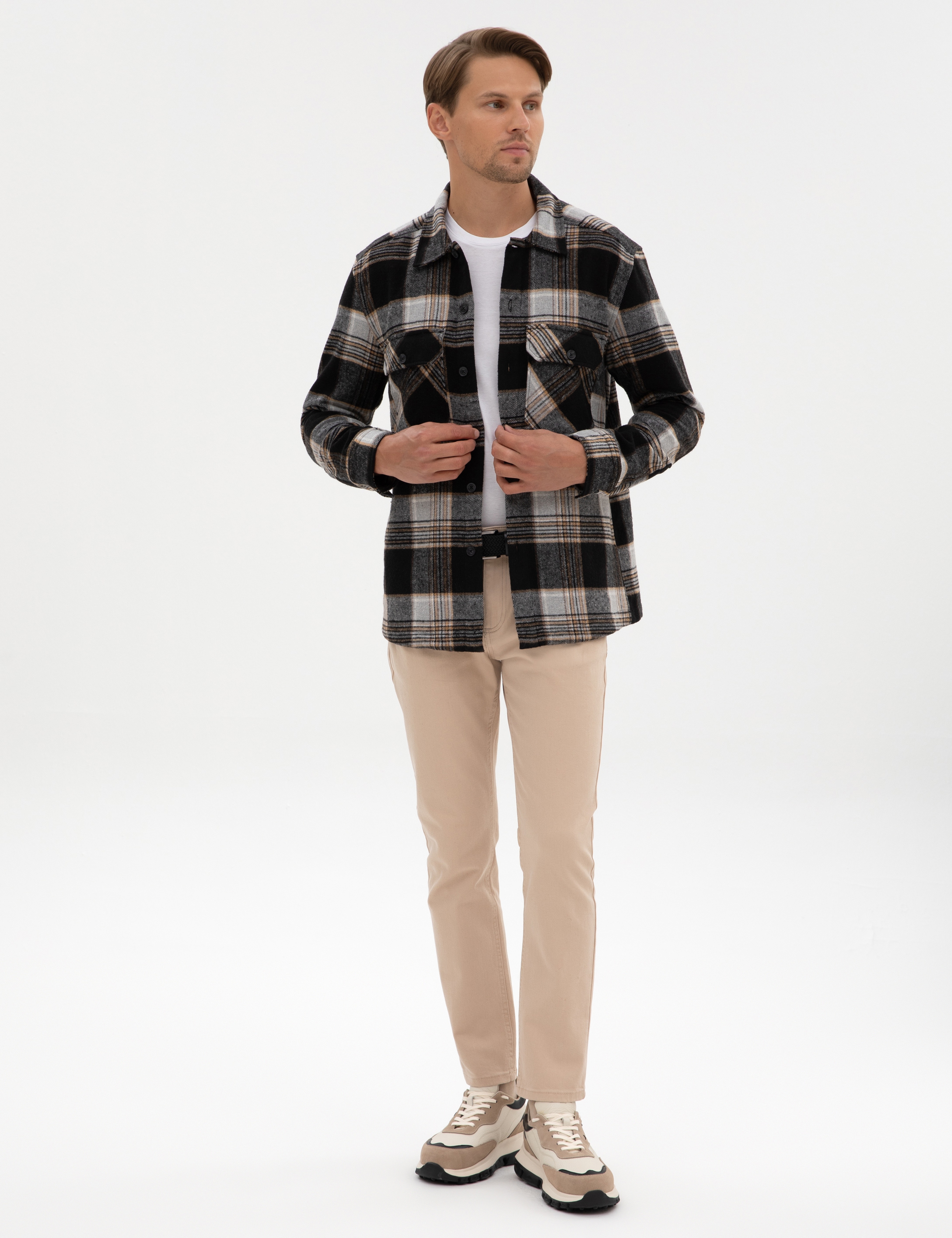 Bej Slim Fit Jean Pantolon - Image 1