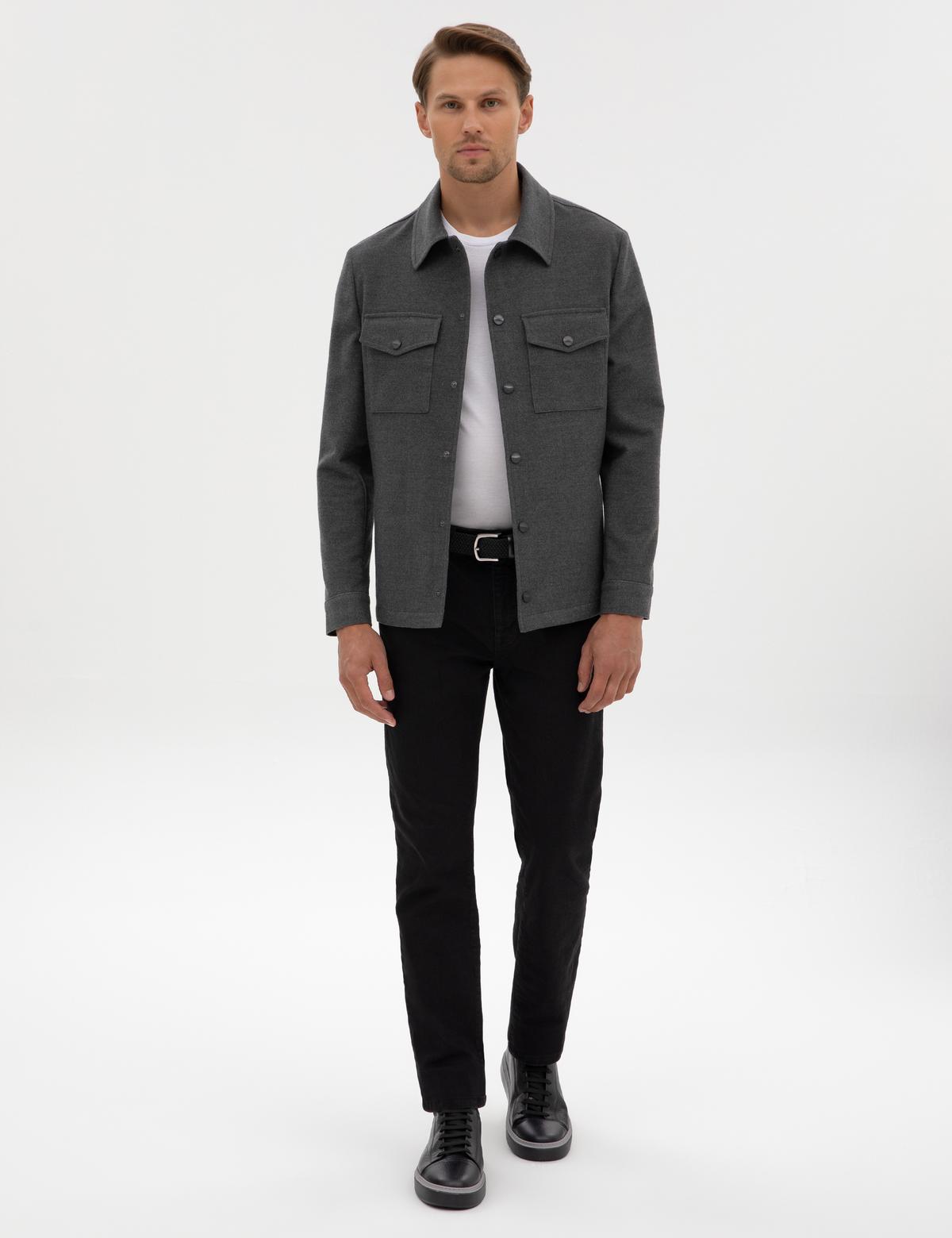 Füme Regular Fit Gömlek Ceket - 50316741003